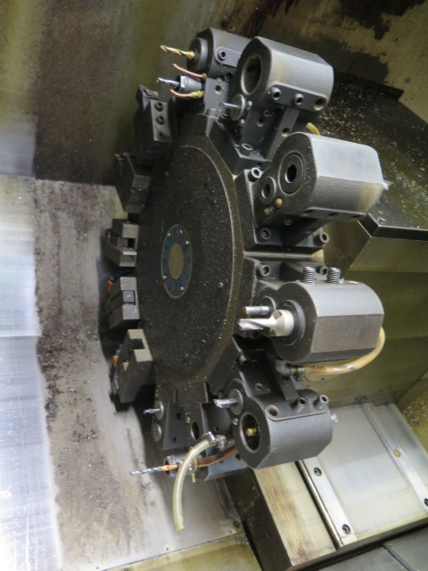 Miyano ATS-60S Twin Spindle CNC Turning Center s/n ATS0037SA w/ Fanuc 0T Controls, 12-Station ATC, - Image 6 of 10