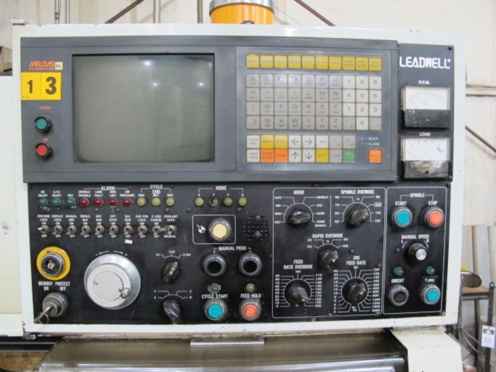 Leadwell Liberty CNC Vertical Machining Center w/ Mitsubishi Meldas M0 Controls, 16-Station ATC, - Image 3 of 5