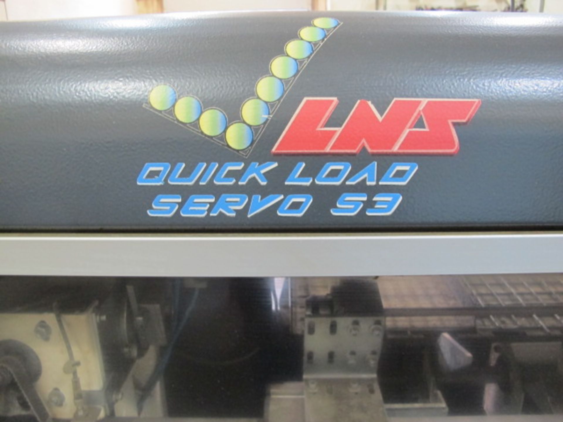 LNS Quick Load Servo S3 Automatic Bar Loader / Feeder s/n 303143 w/ LNS Controls - Image 4 of 5
