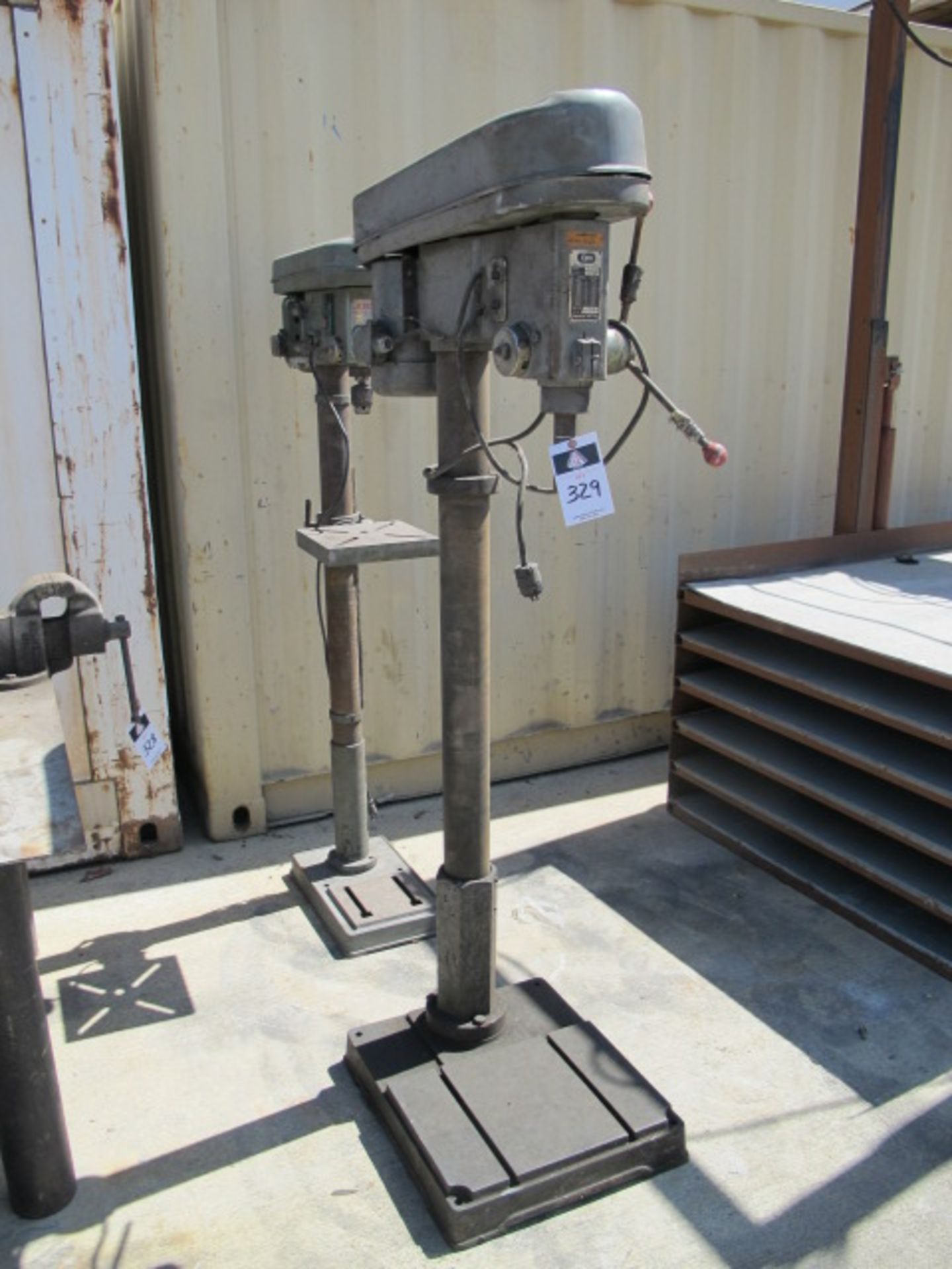 King and IPS Pedestal Drill Presses