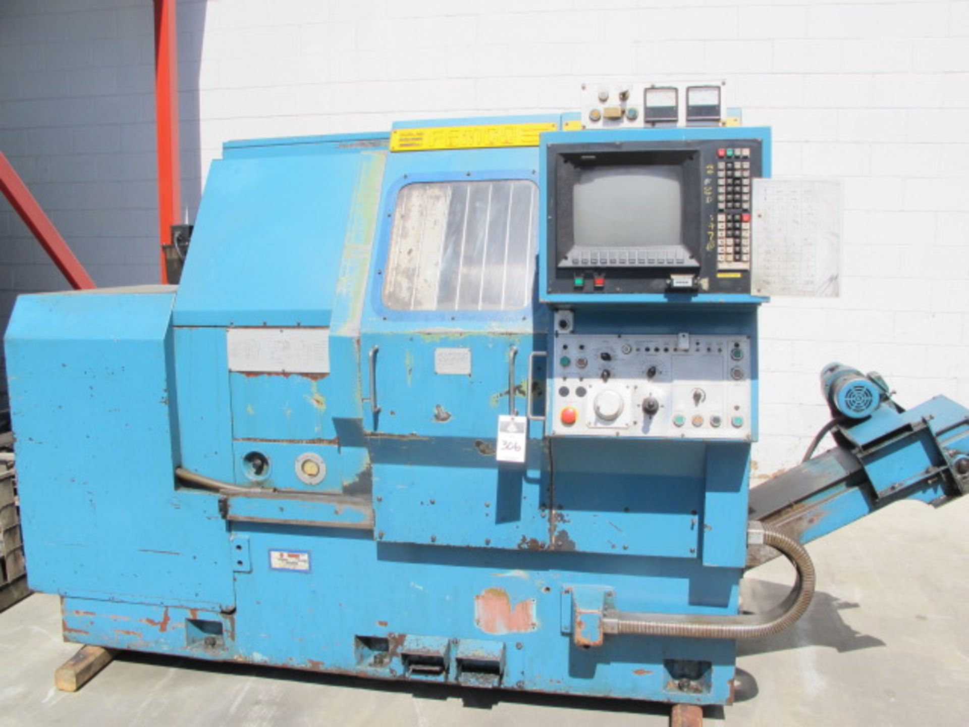 Femco WNCL-10/25 CNC Turning Center s/n 2001 w/ Fanuc System 10T Controls, 12-Station Turret, 5C