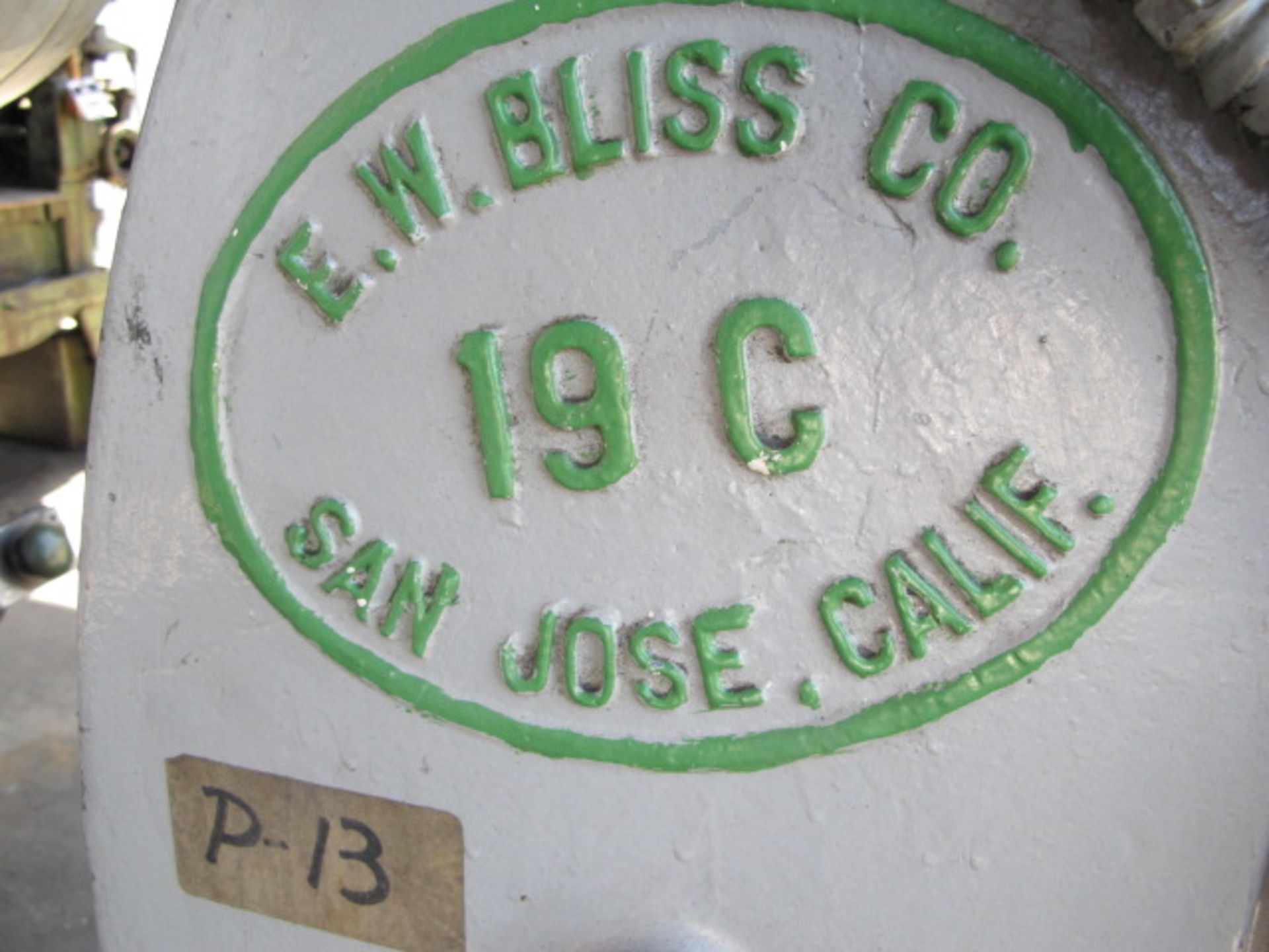 Bliss No. 19C OBI Stamping Press - Image 3 of 3