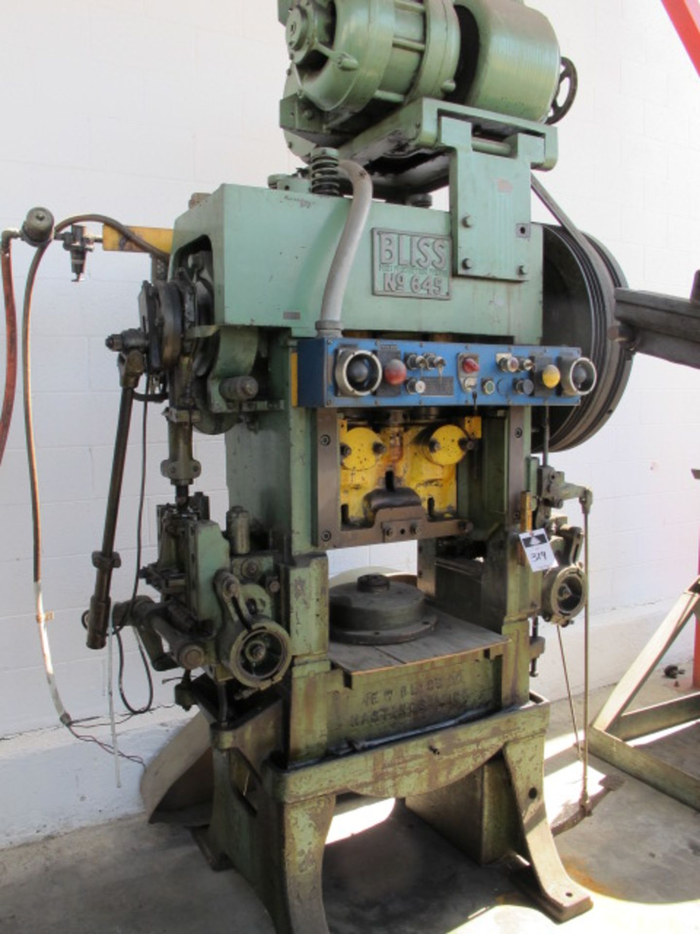 Bliss No. 645 High Production Stamping Press (NEEDS WORK)