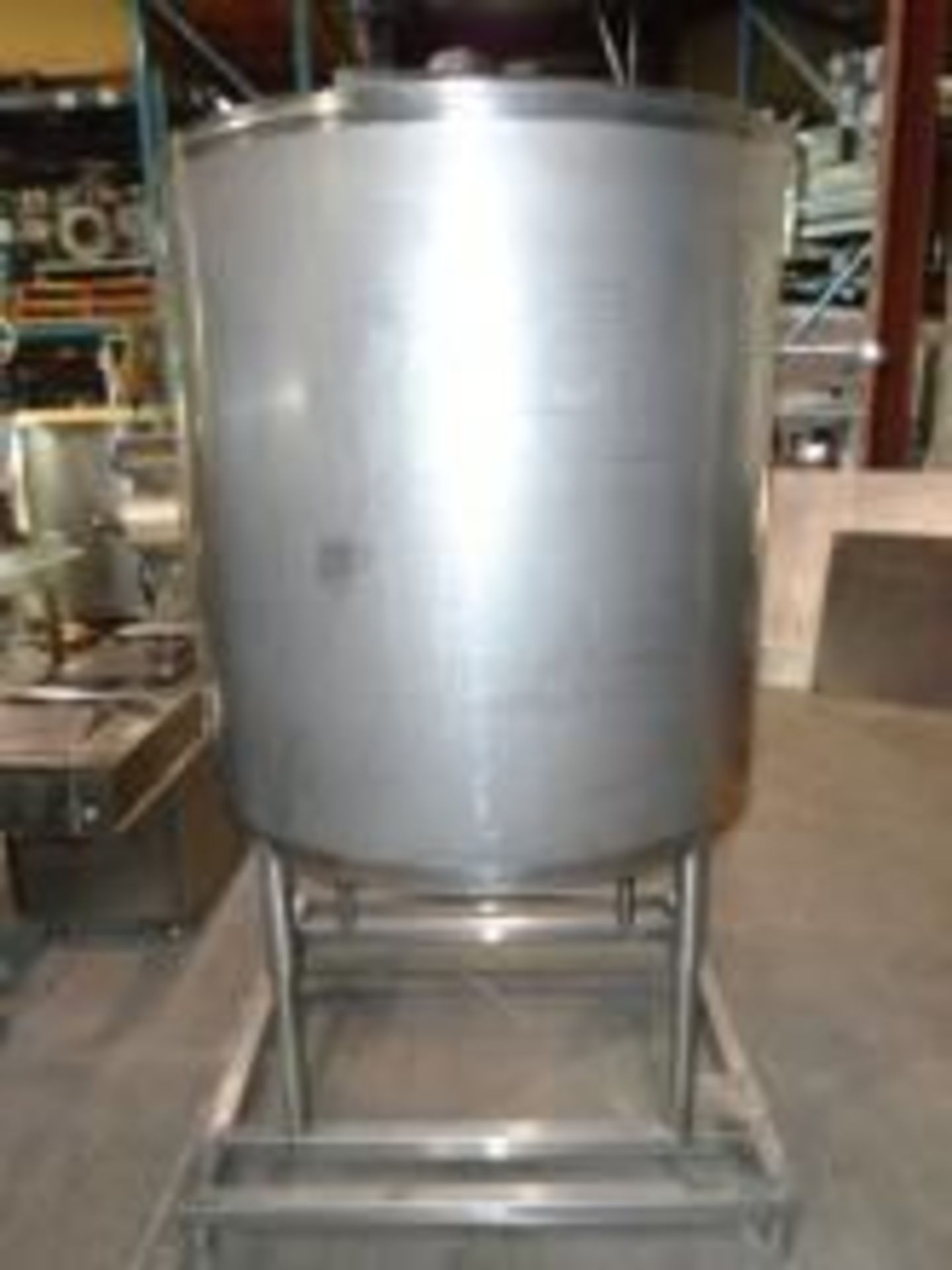 Used 290 Imperial Gallon (350G US) Stainless Steel Tank with Lightnin Mixer.  Used 290 Imperial
