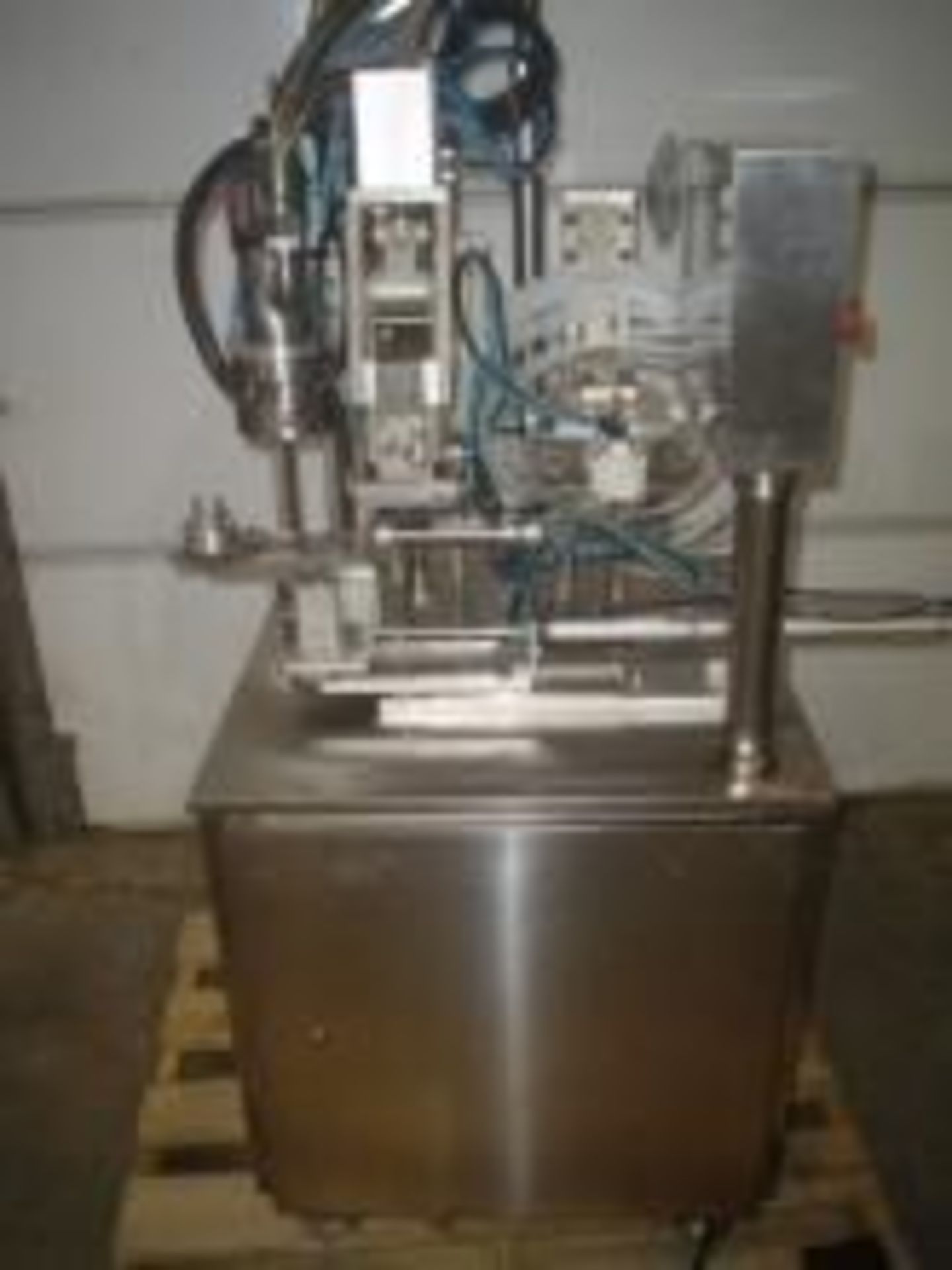 Used Semi Automatic Plastic Tube Sealing Machine, Model DGF-40B.  Electrics: 220Volts/1Ph/60Hz,