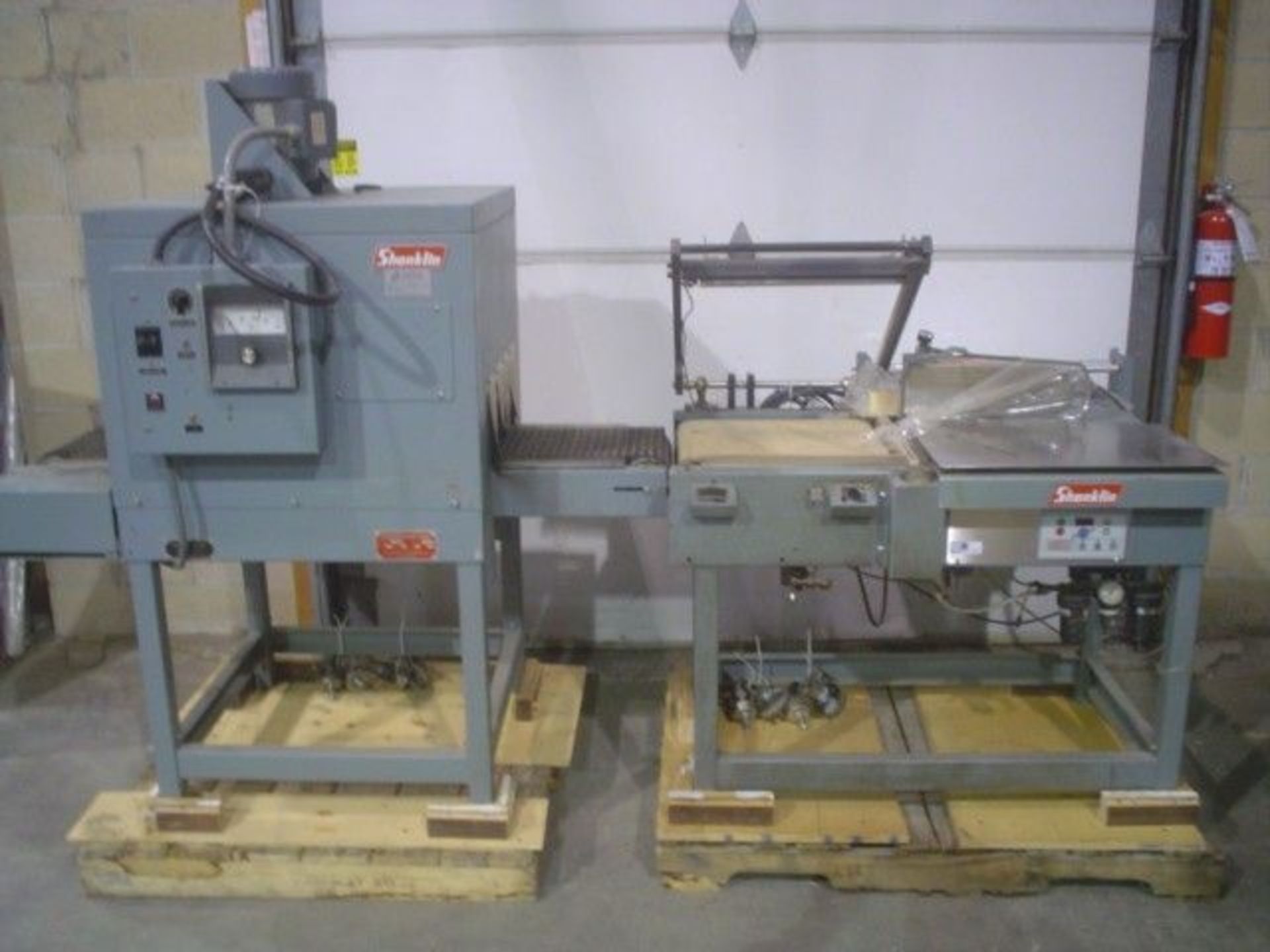 Used Shanklin L-Bar Sealer, Model S23C, 18” x 16” Sealing area. Electrics: 1Ph/60Hz/115Volts. with