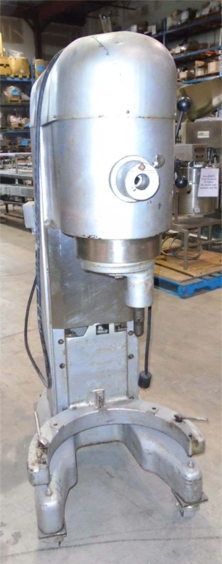 Used Hobart 80 Quart Vertical Mixer Model M802. Electrics: 2 HP, 3Ph/60Hz/208Volts Load Out Fee:100