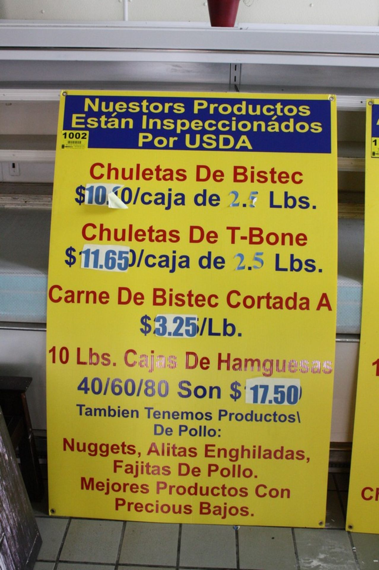 SPANISH MEAT PRODUCTS SIGN