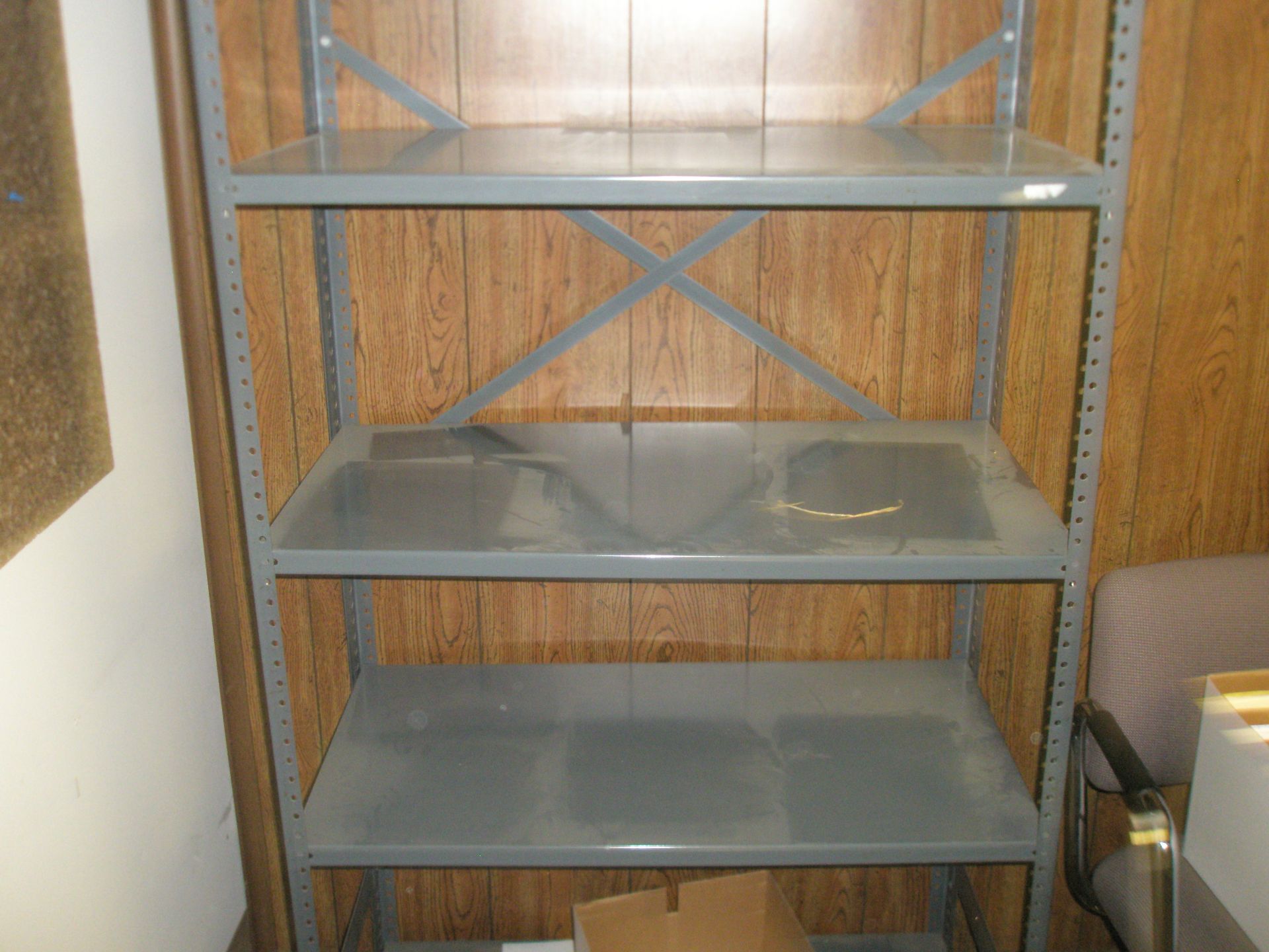 Sections of Metal Shelving