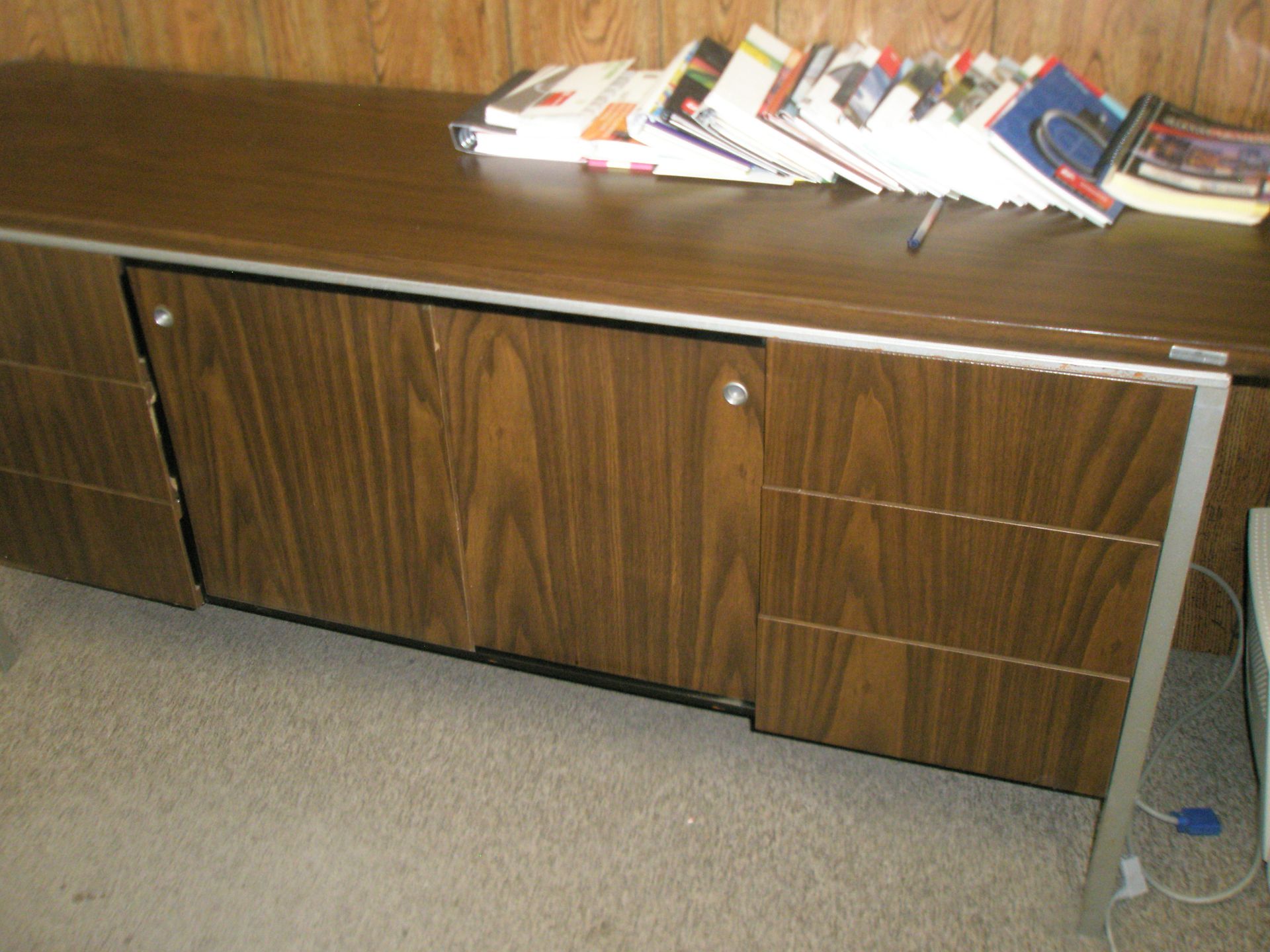 Office Credenza and Storage Cabinet