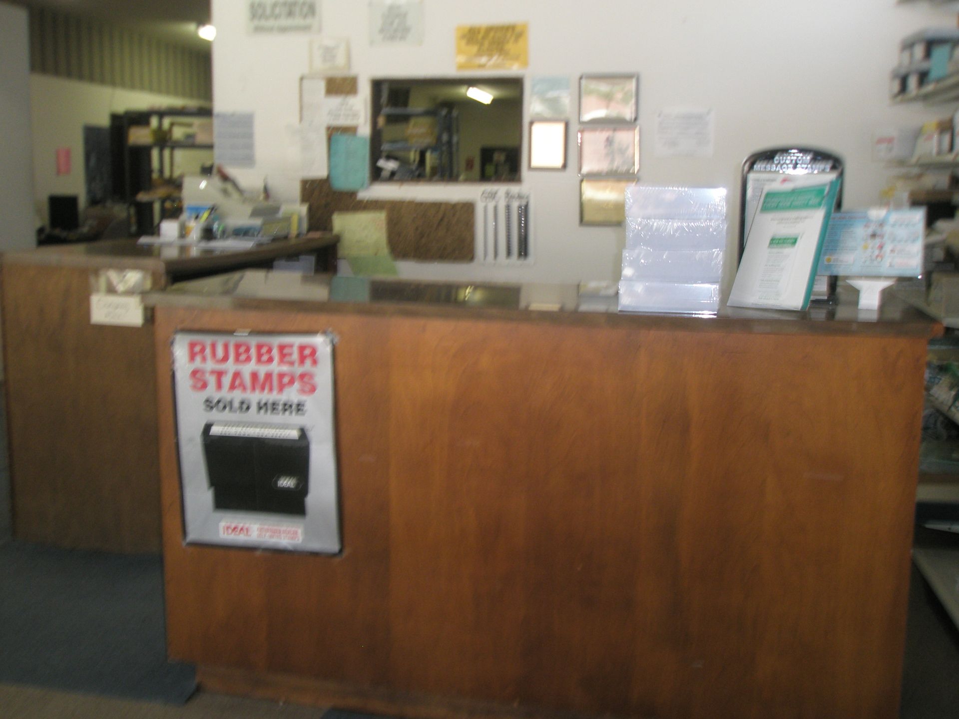 Wood Retail Counter