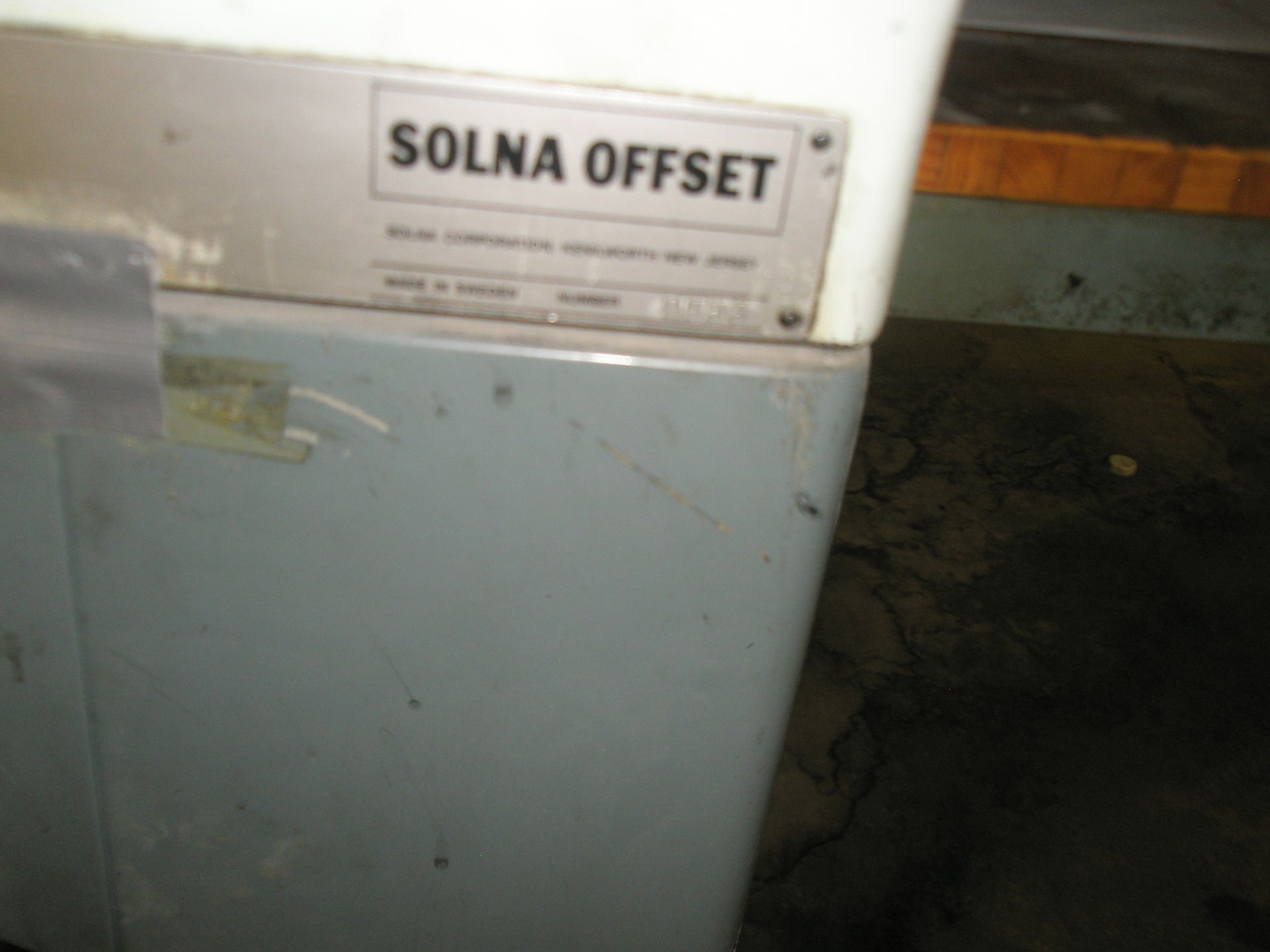 Solna 125 Press S/N 9553. As taken from service. Still working. - Image 3 of 8