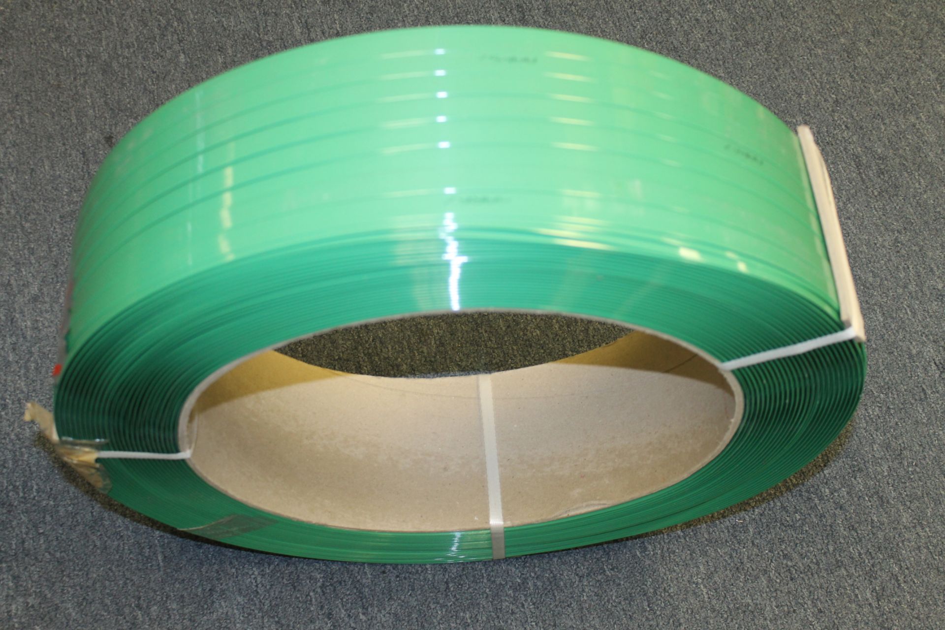 5/8" X .035 POLYESTER STRAPPING, 4000 FT LONG,