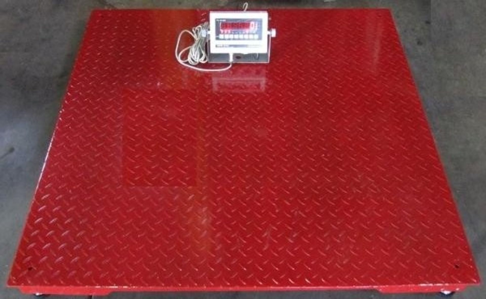 BRAND NEW 10000 X 2 LB. CAP. PALLET FLOOR SCALE WITH DISPLAY (NTEP APPROVED)