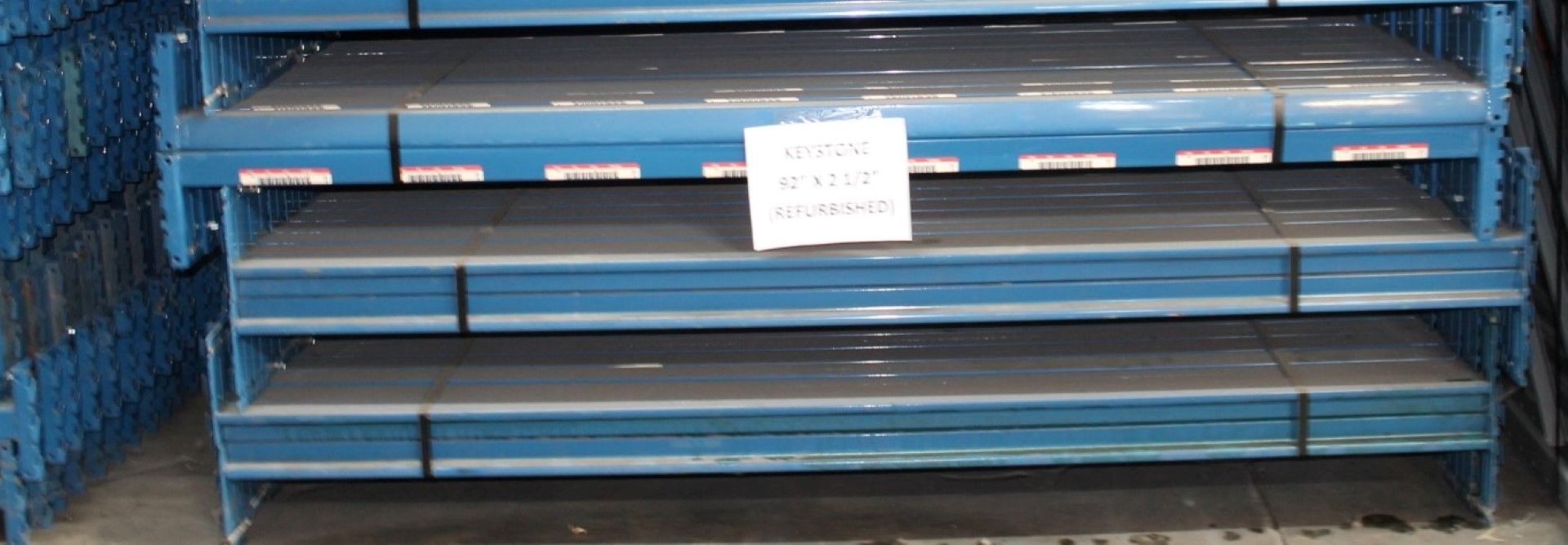 96"H X 42"D X 92"L KEYSTONE / REPUBLIC PALLET RACKS (28 BAYS), - Image 4 of 5