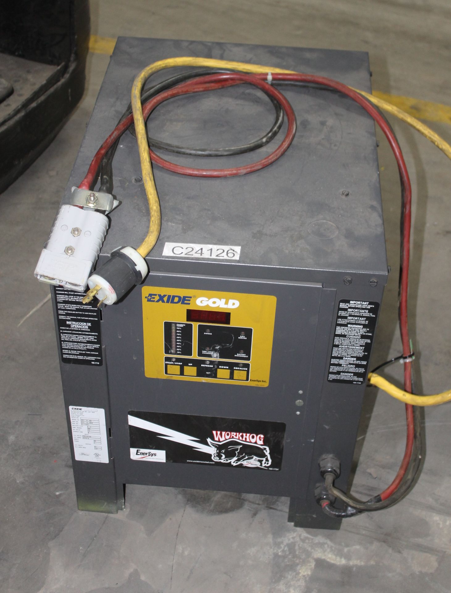 EXIDE GOLD 24V ELECTRIC FORKLIFT BATTERY CHARGER, - Image 3 of 3