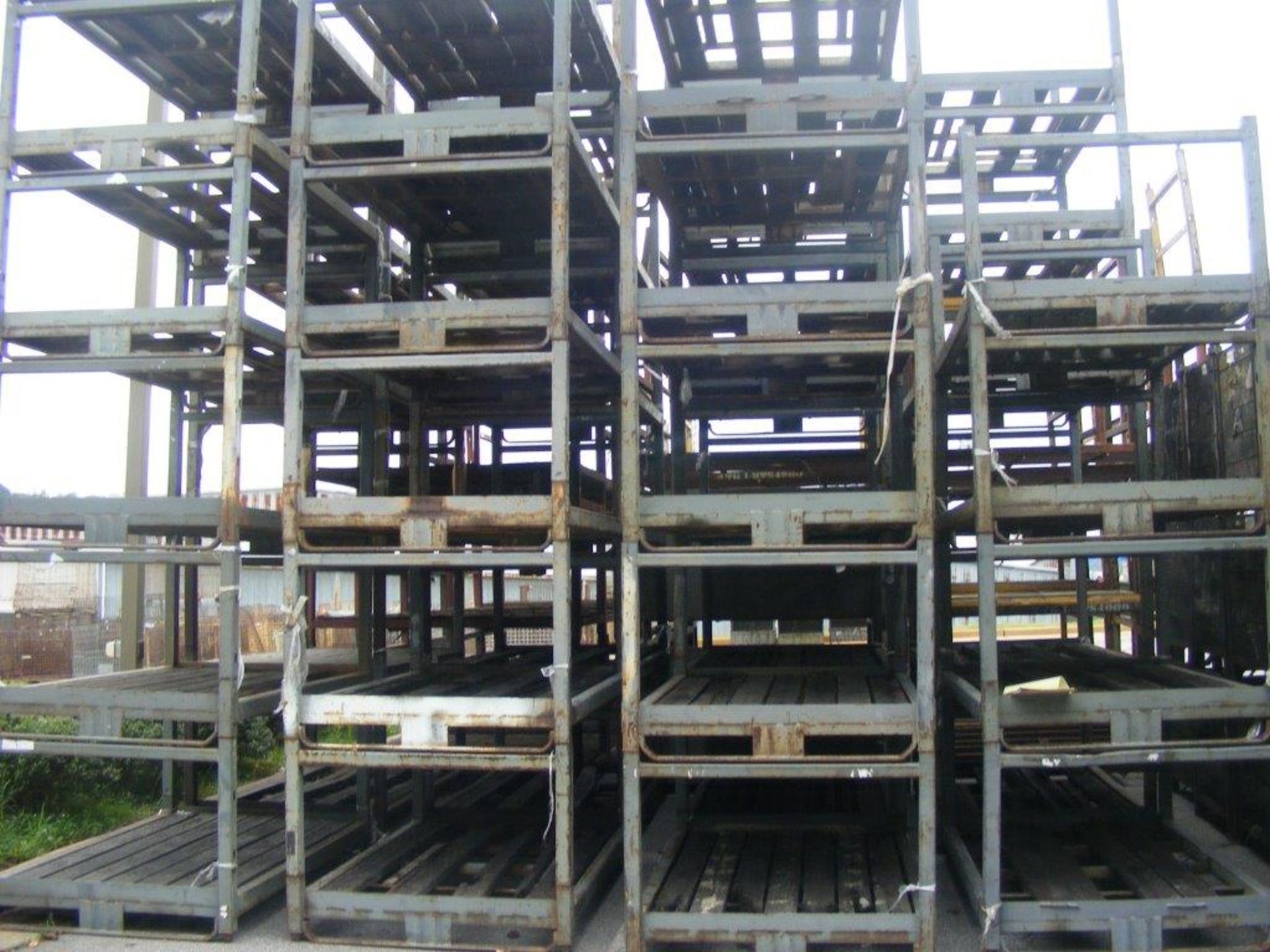 80"L X 48"W X 35"H STACKABLE RACKS,