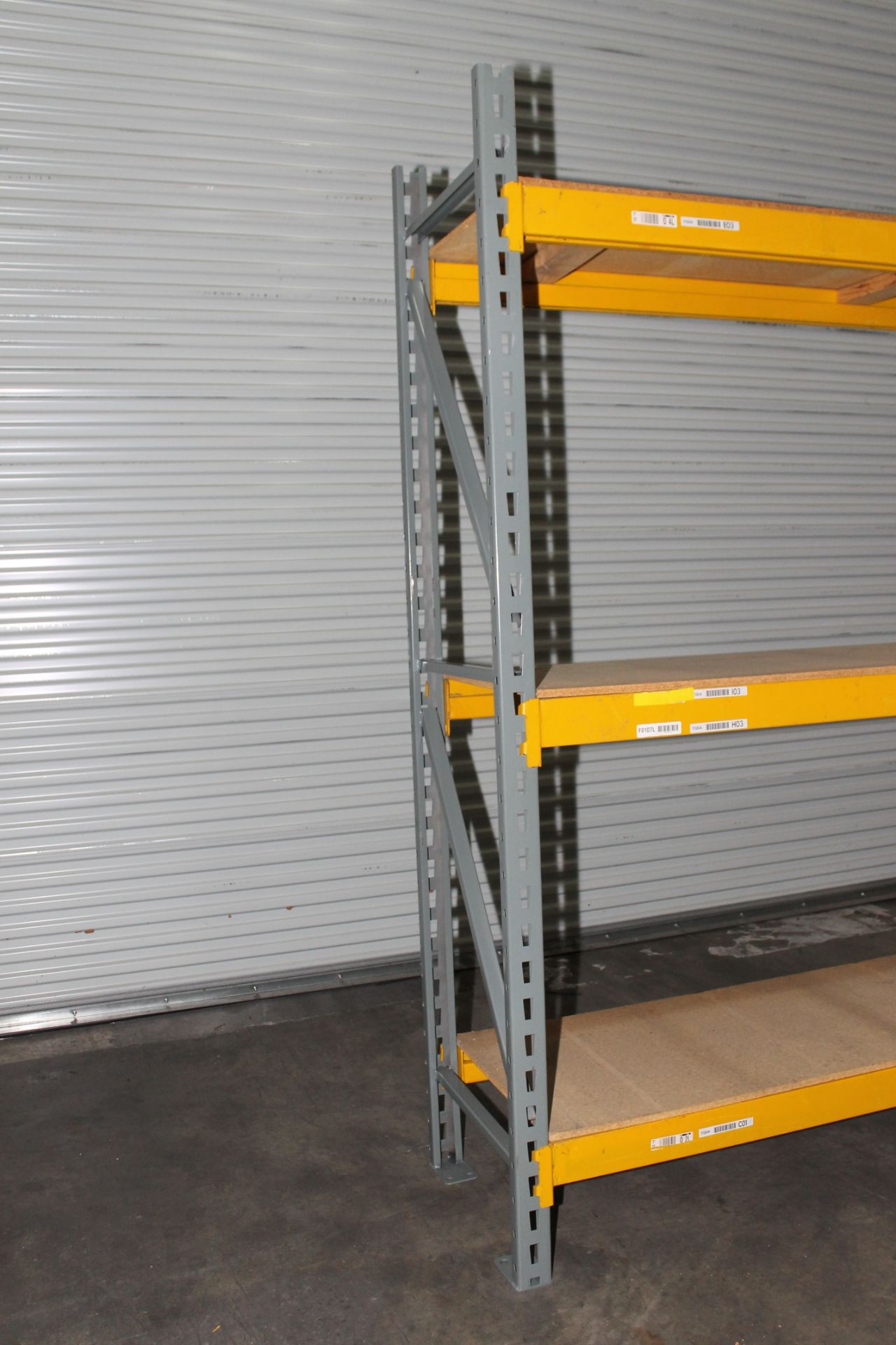 30 SECTIONS OF 96"H X 24"D X 96"L STOCK ROOM PALLET RACK SHELVING,  TOTAL 30 SECTIONS, 3 ROWS - Image 5 of 5