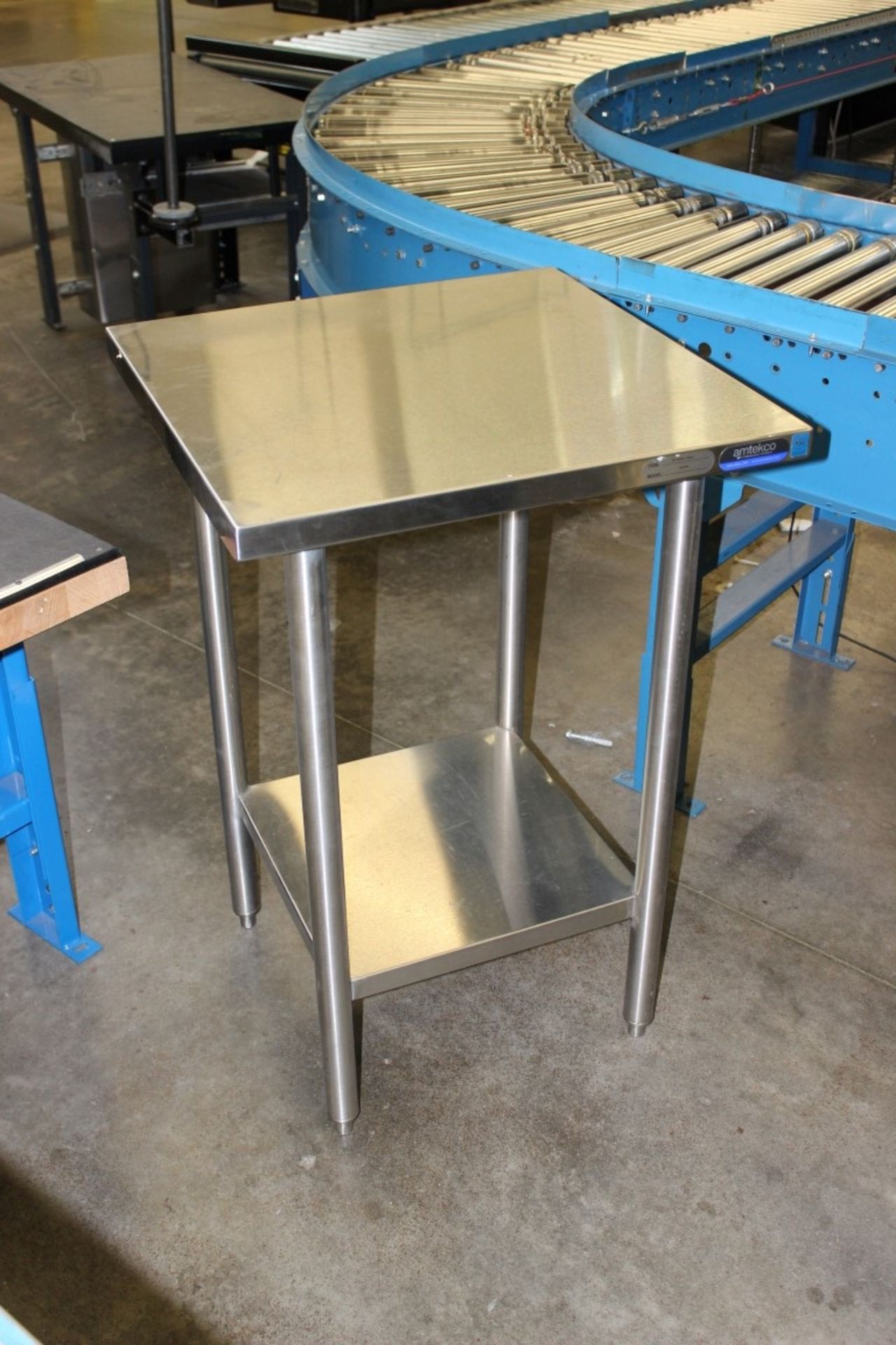 STAINLESS STEEL TABLE, - Image 2 of 3