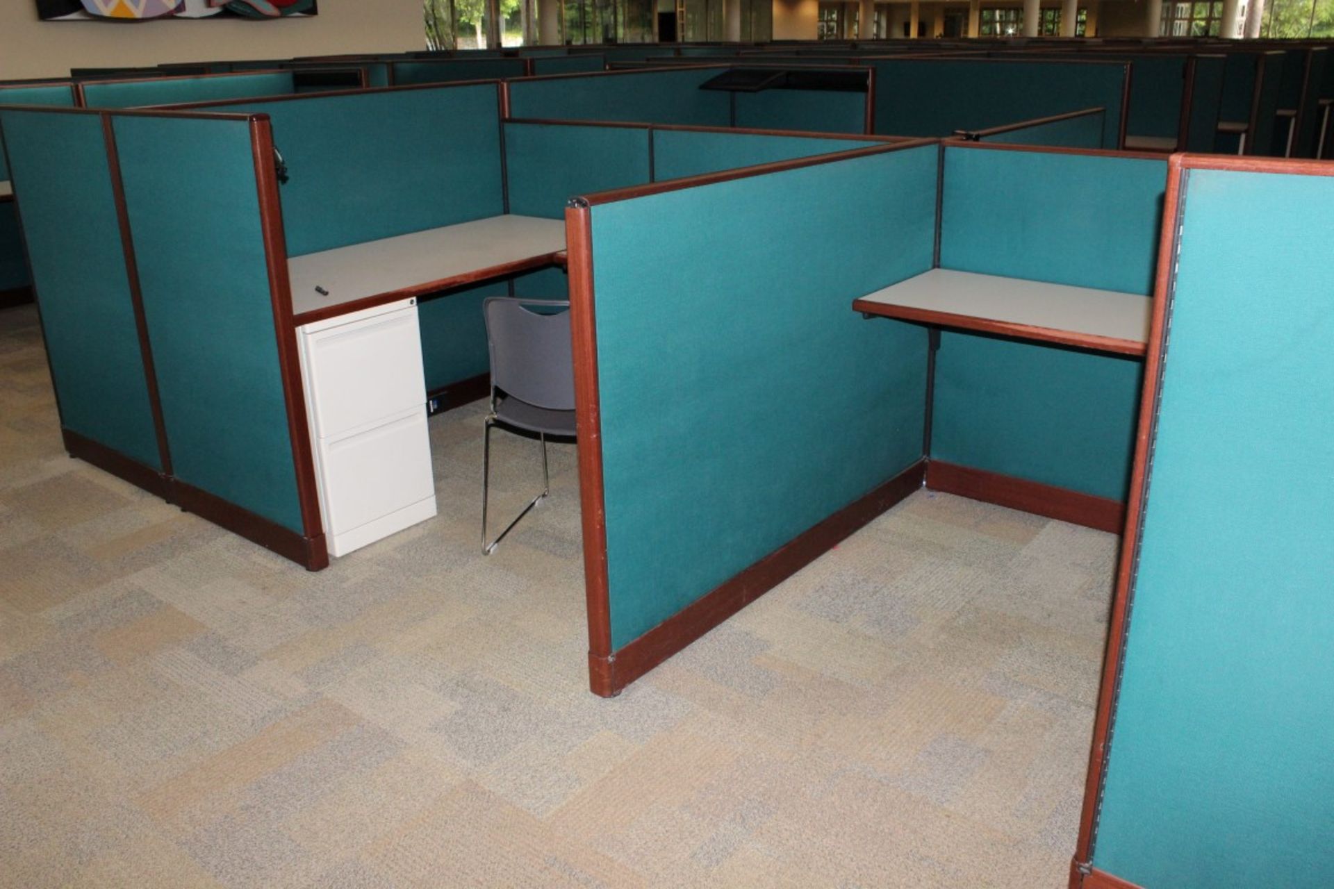 EXECUTIVE OFFICE CUBICLES. DISMANTLED & READY TO LOAD - Image 10 of 15