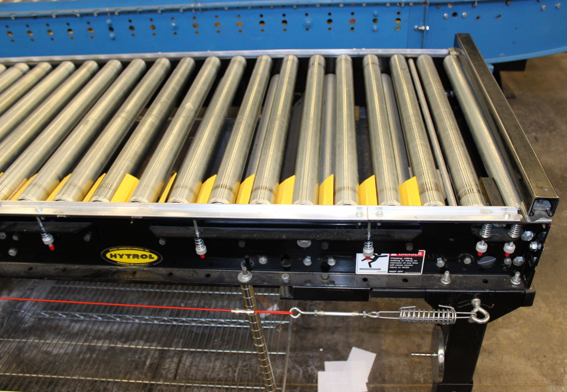 35 FT LONG HYTROL POWERED CONVEYOR, CLICK HERE TO WATCH VIDEO - Image 6 of 6