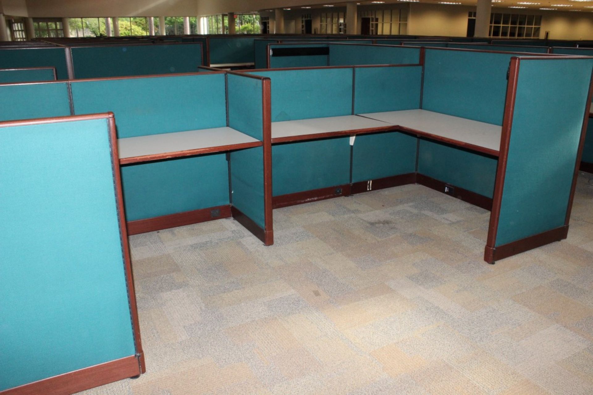 EXECUTIVE OFFICE CUBICLES. DISMANTLED & READY TO LOAD