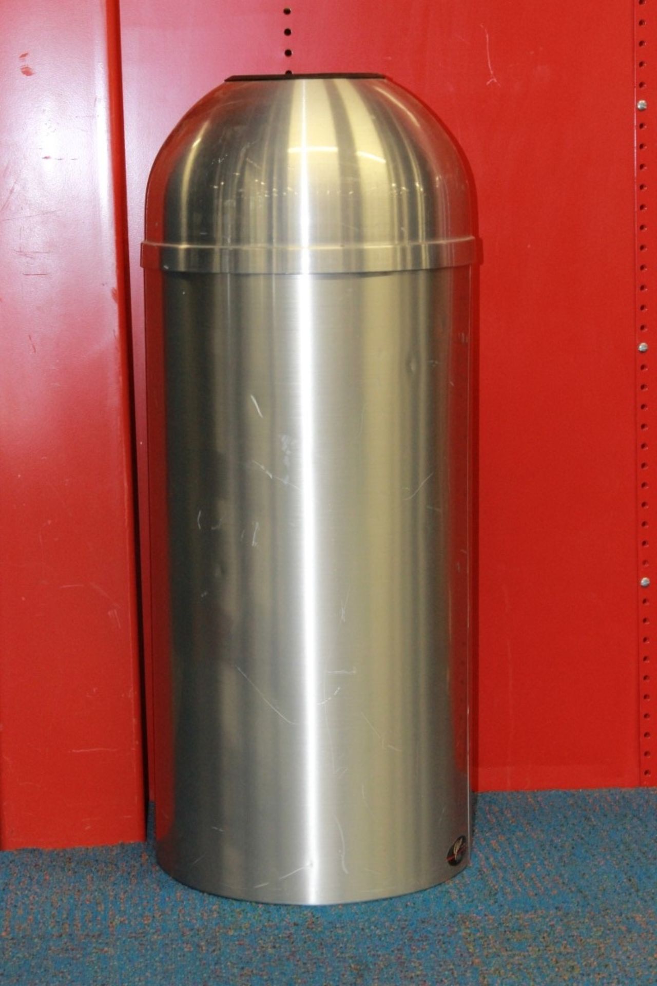 ALUMINUM TRASH CAN