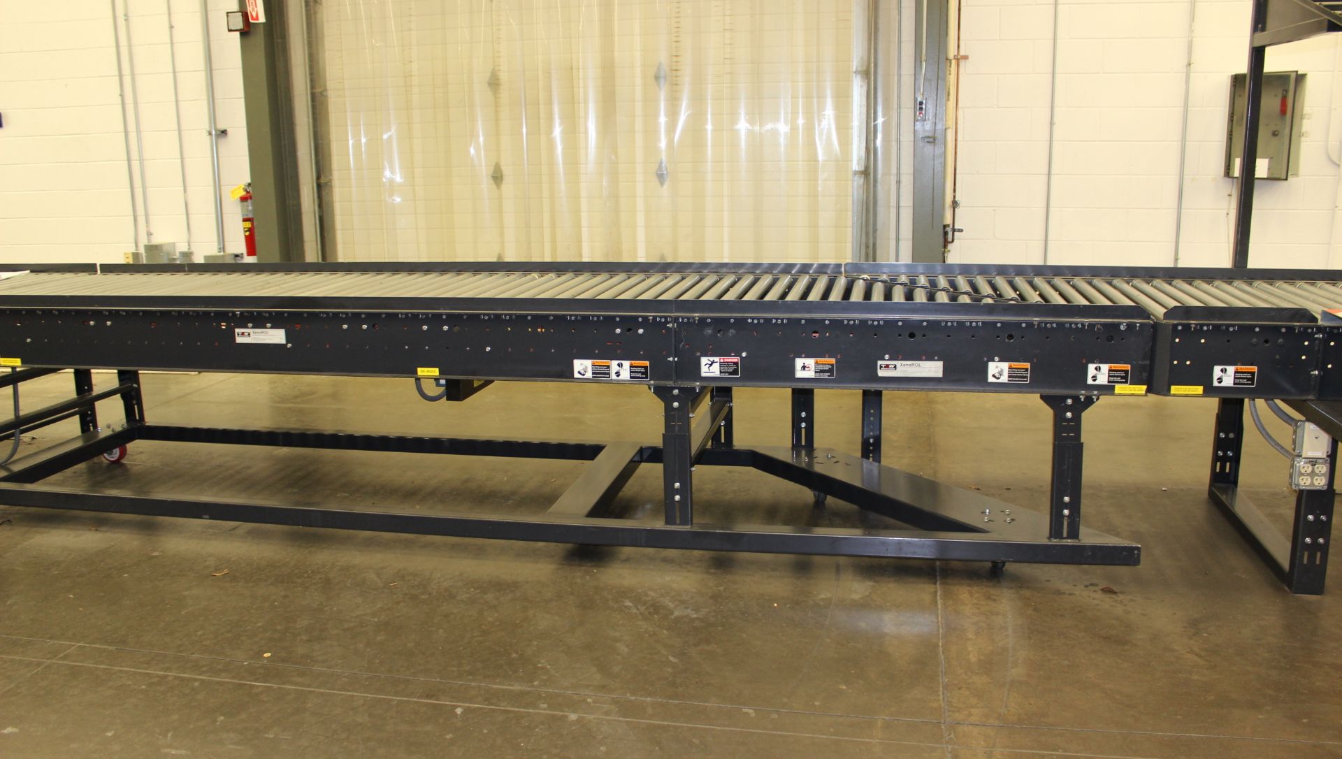 2008 XENOROL 42XR40 42" WIDE, 15 FT POWERED CONVEYOR WITH SPUR, CHECK VIDEO - Image 3 of 6