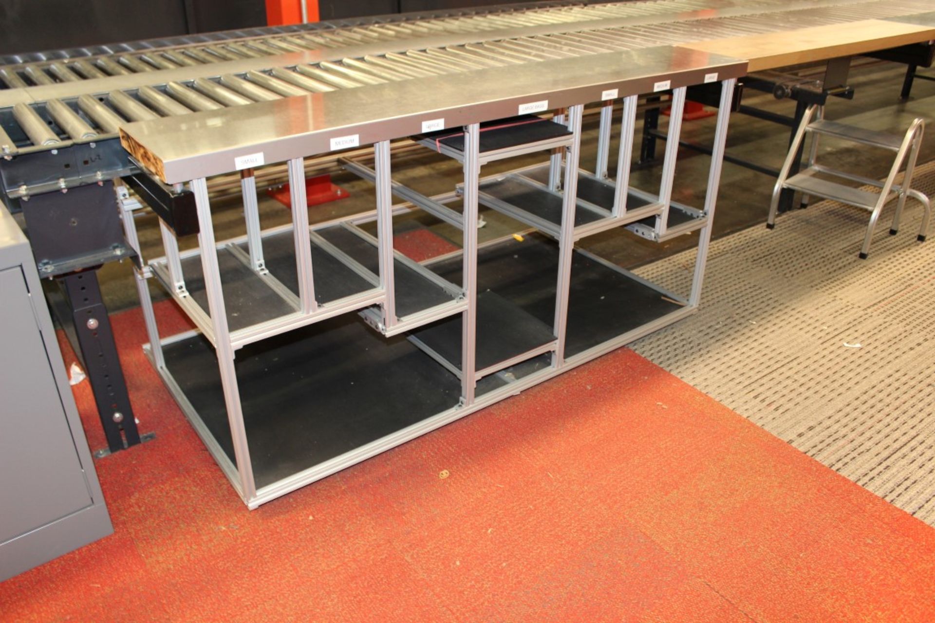 STAINLESS STEEL TOP PARTITION CART - Image 2 of 4
