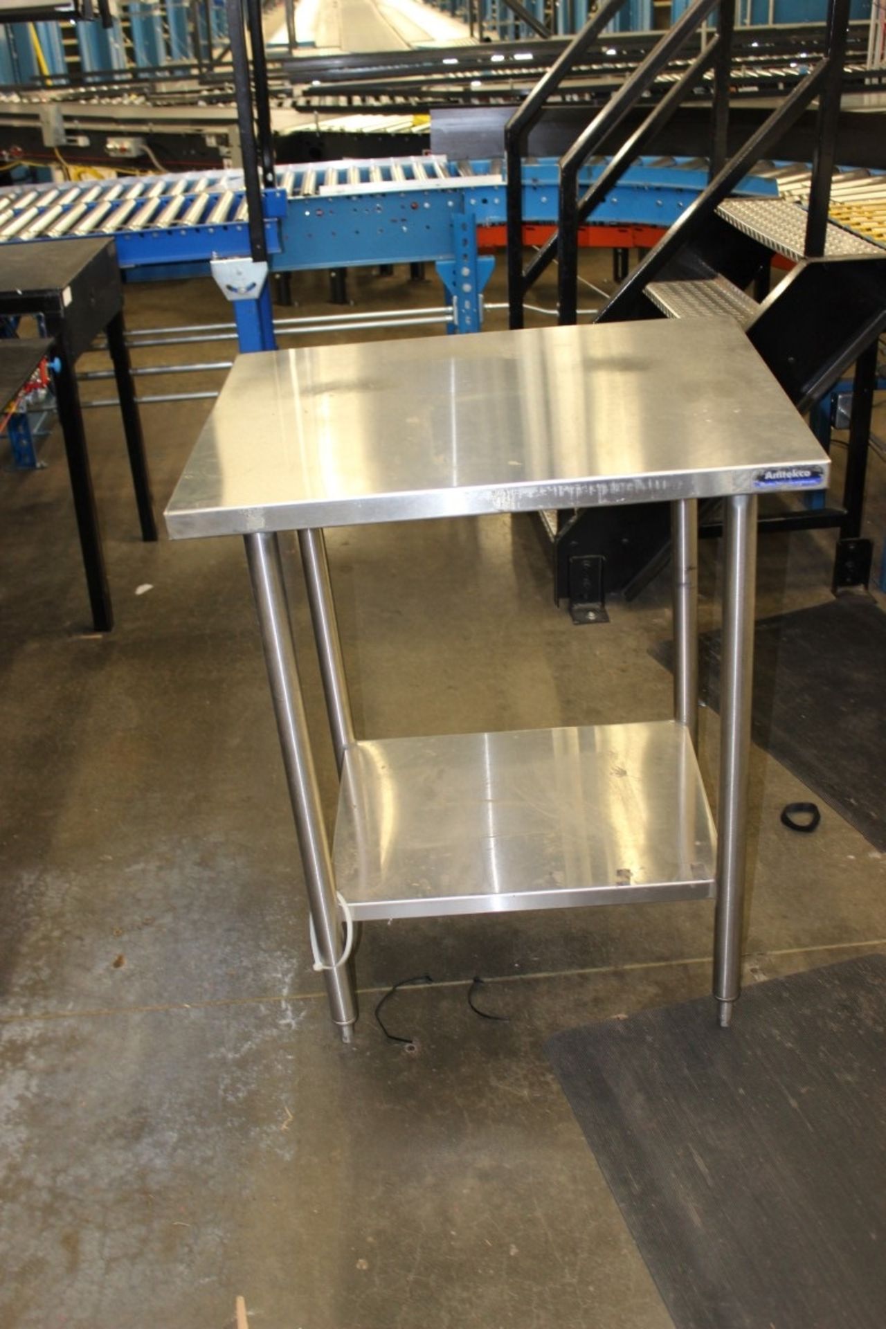 STAINLESS STEEL TABLE, - Image 2 of 3