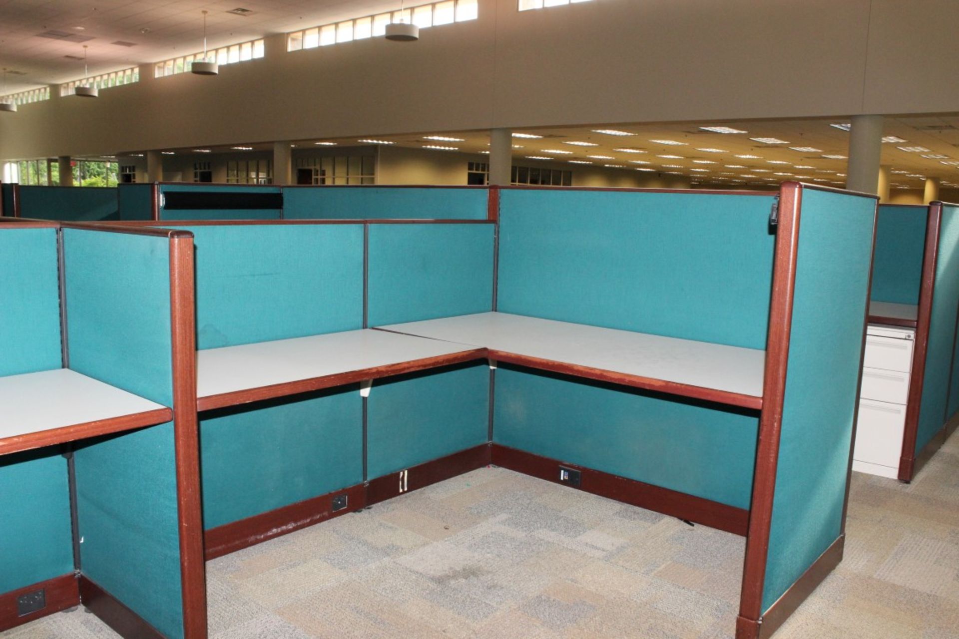 EXECUTIVE OFFICE CUBICLES. DISMANTLED & READY TO LOAD - Image 14 of 15
