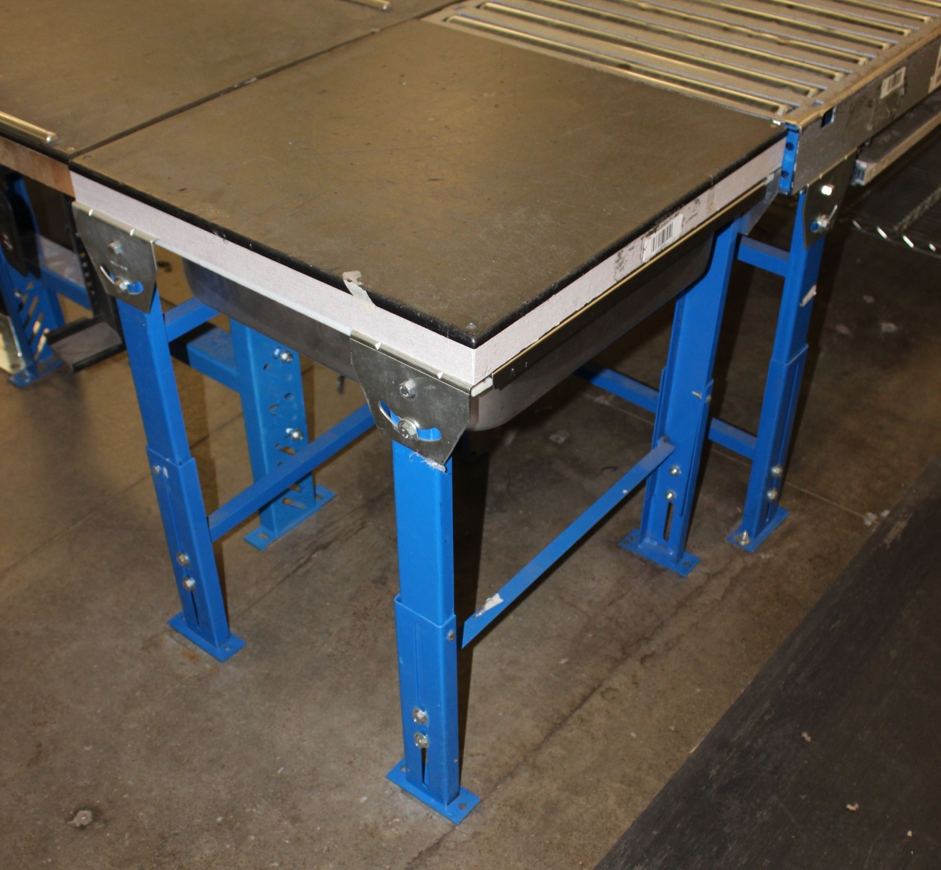 HEAVY DUTY WORK TABLE WITH STAINLESS STEEL DRAWER, 1.75" THK COMPOSITE WOOD, 4 PCS , 4 TIMES MONEY.