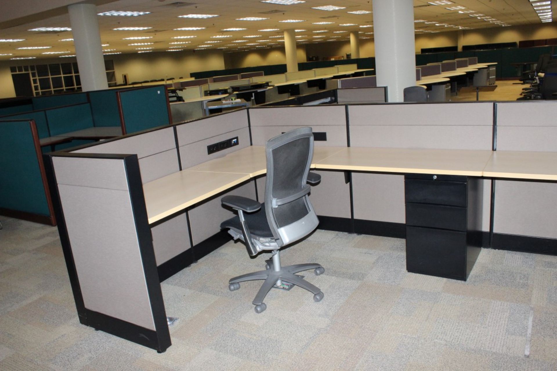 EXECUTIVE OFFICE CUBICLES. DISMANTLED & READY TO LOAD - Image 8 of 8