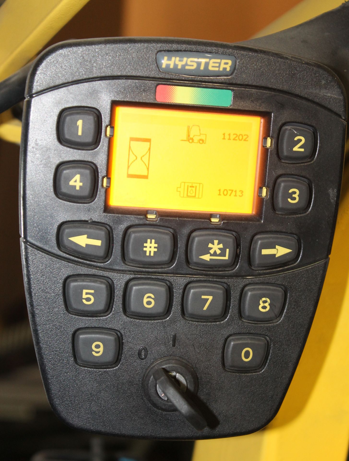 2012 HYSTER 5000 LBS. CAPACITY ELECTRIC FORKLIFT WITH 48 VOLTS BATTERY CHARGER, CLICK TO WATCH VIDEO - Image 2 of 8