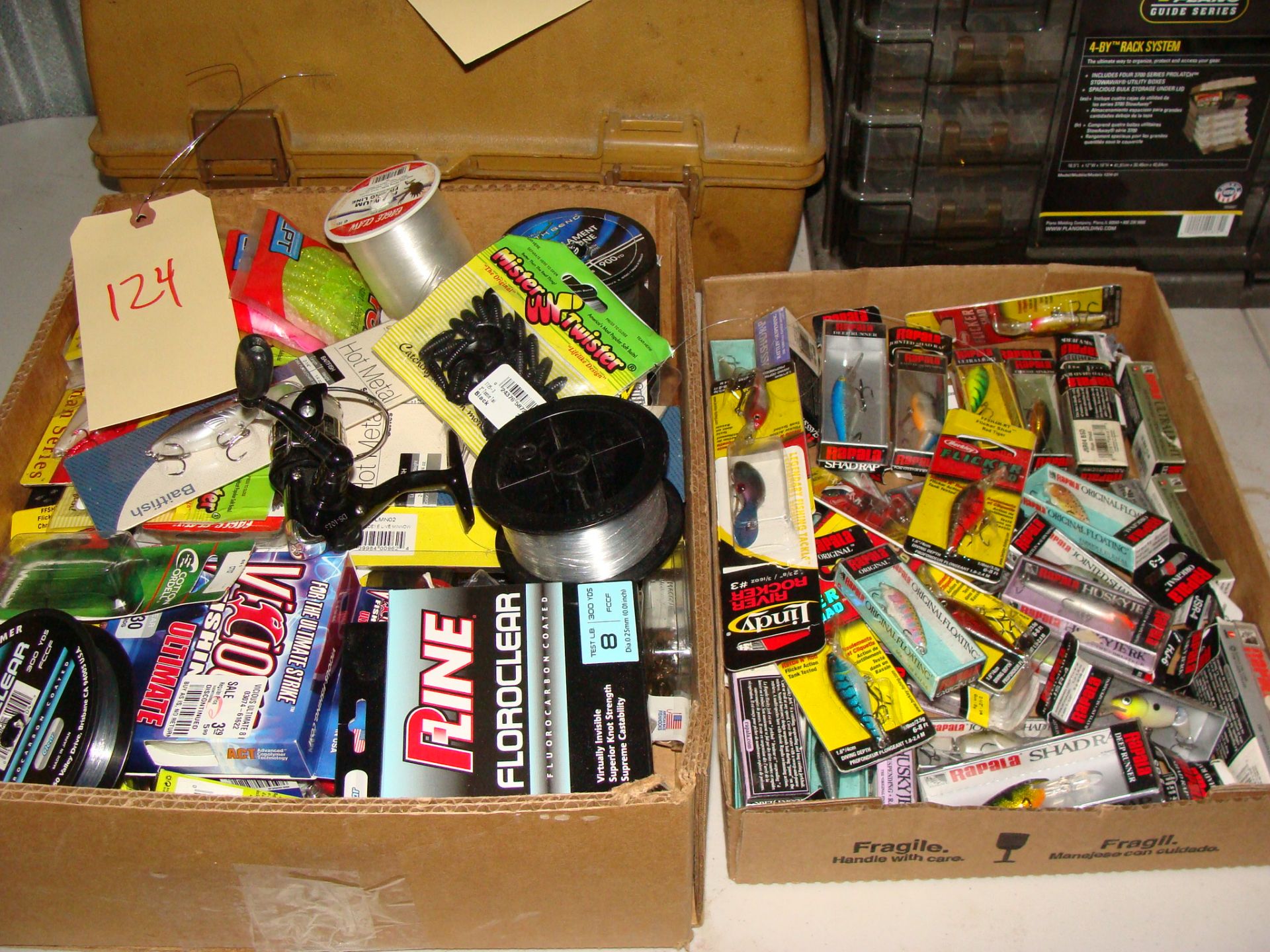 2 boxes of Lures and Fishing Supplies