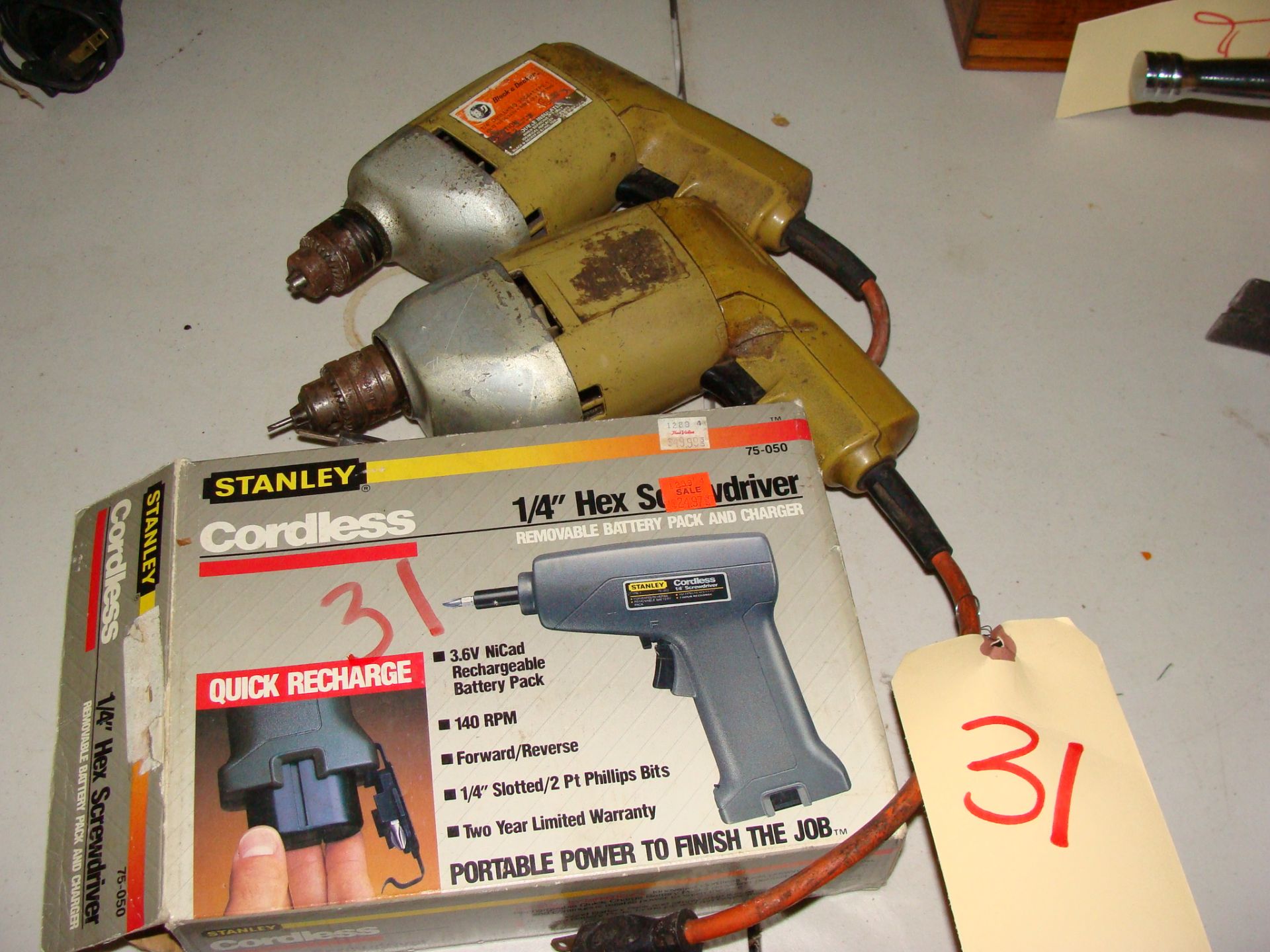 Stanley Cordless Driver, 2 Drills