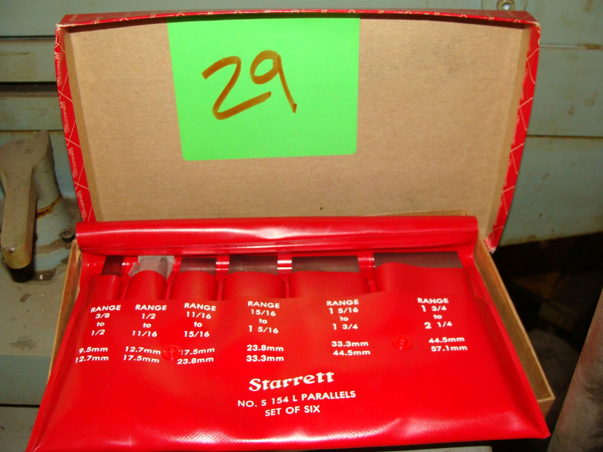 Starrett L Parallels NIB