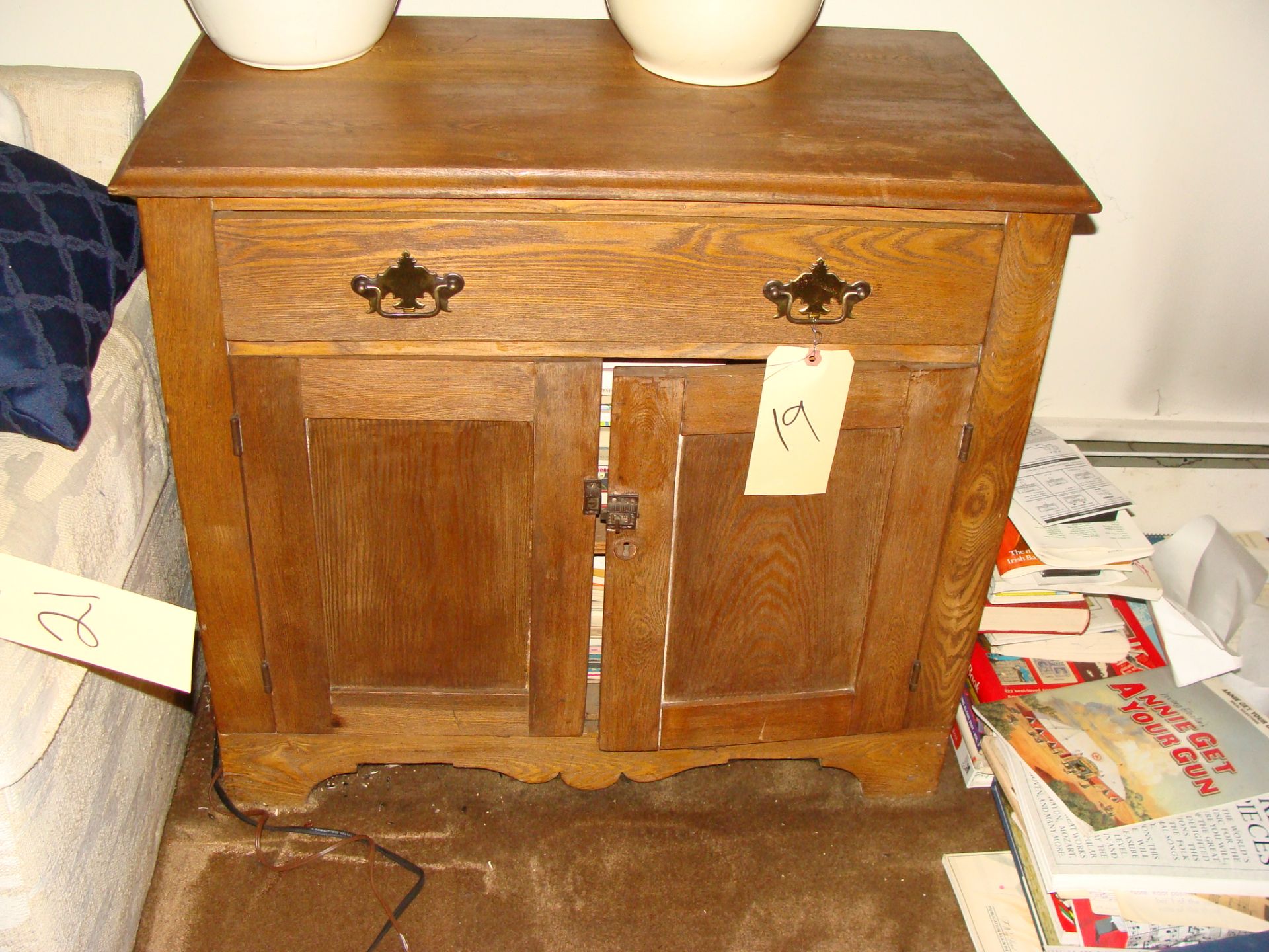 Victorian Oak Cabinet