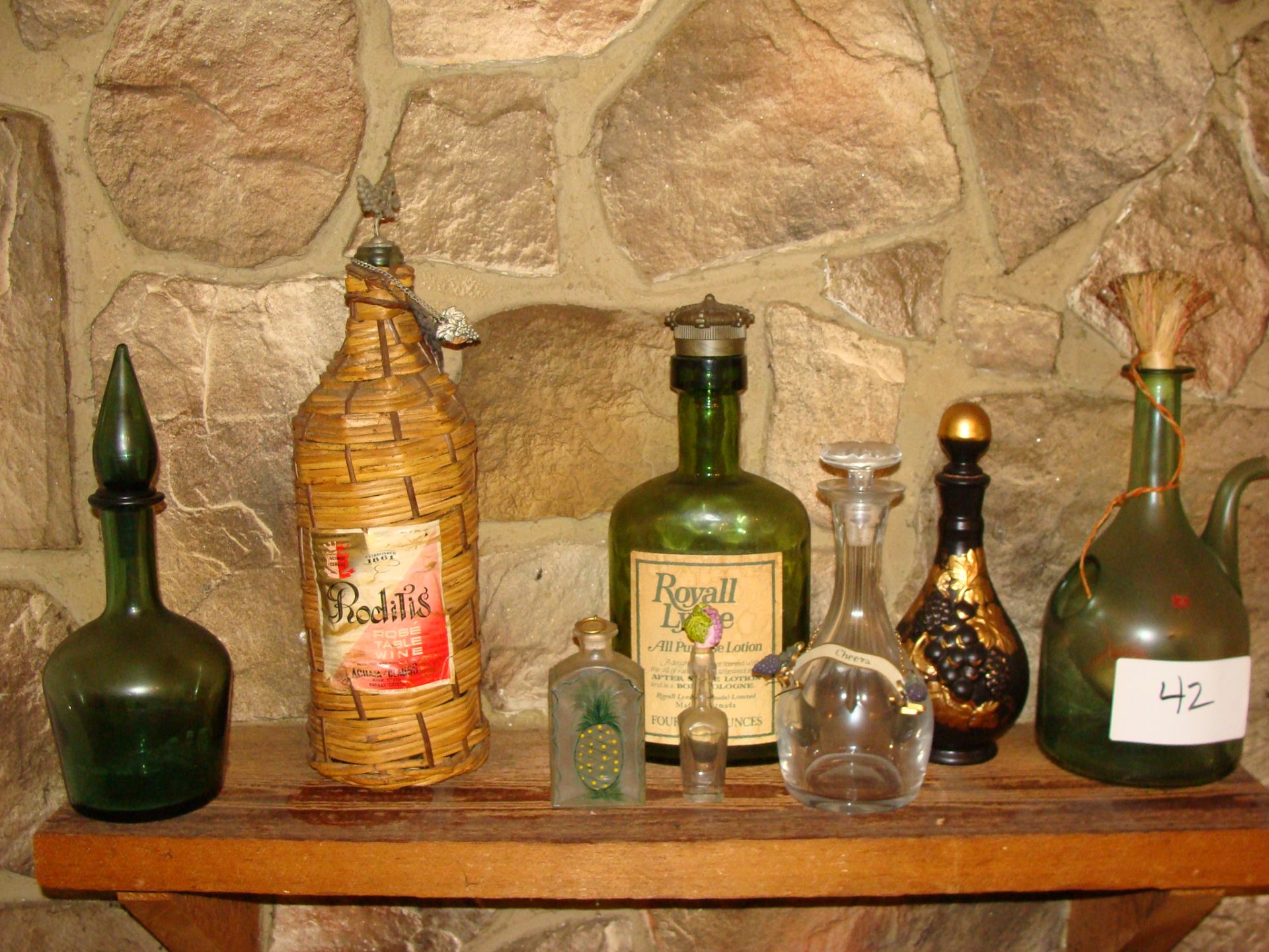 Group of Decanters and Bottles