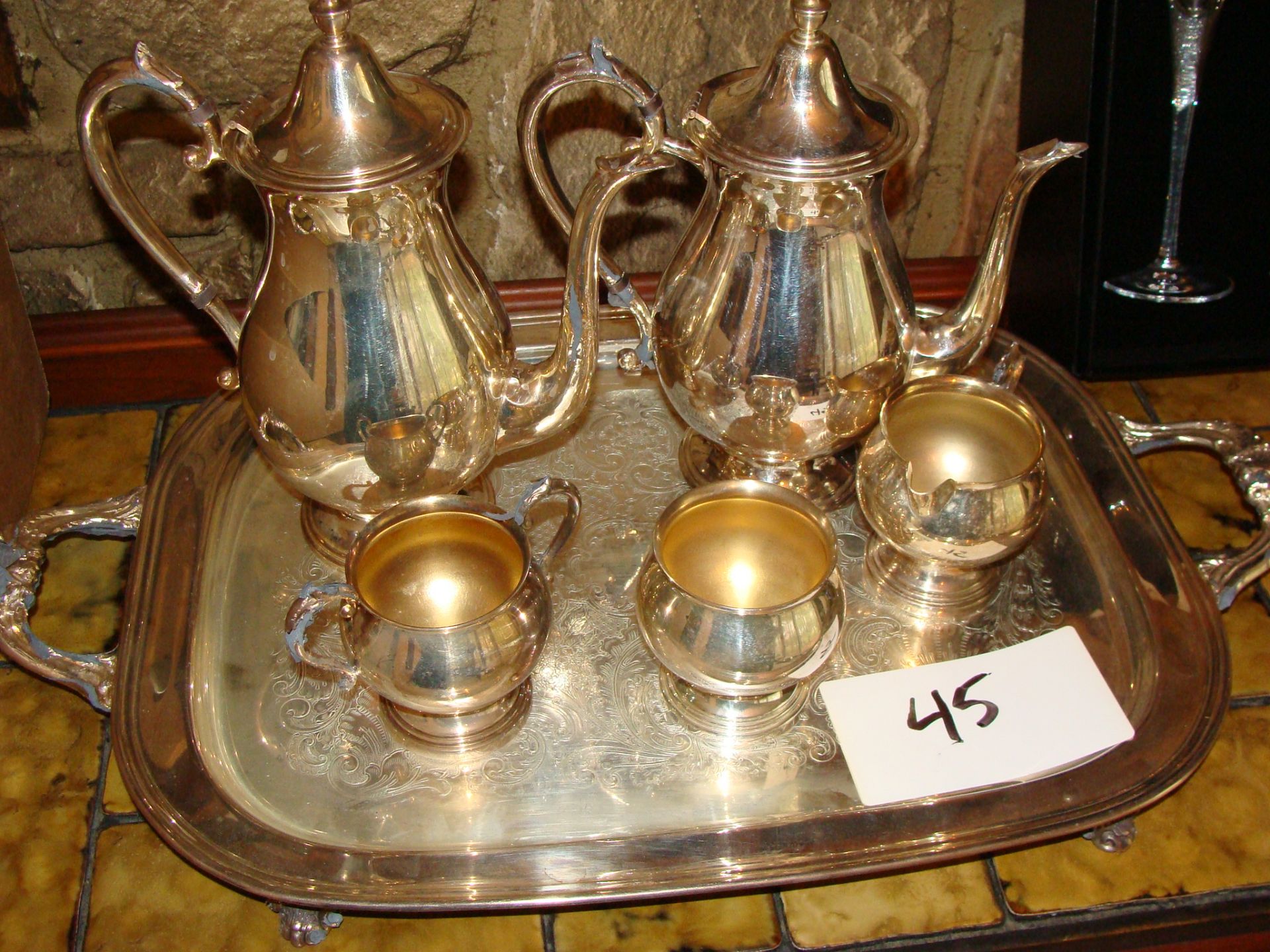 Silver Plate Tea Service