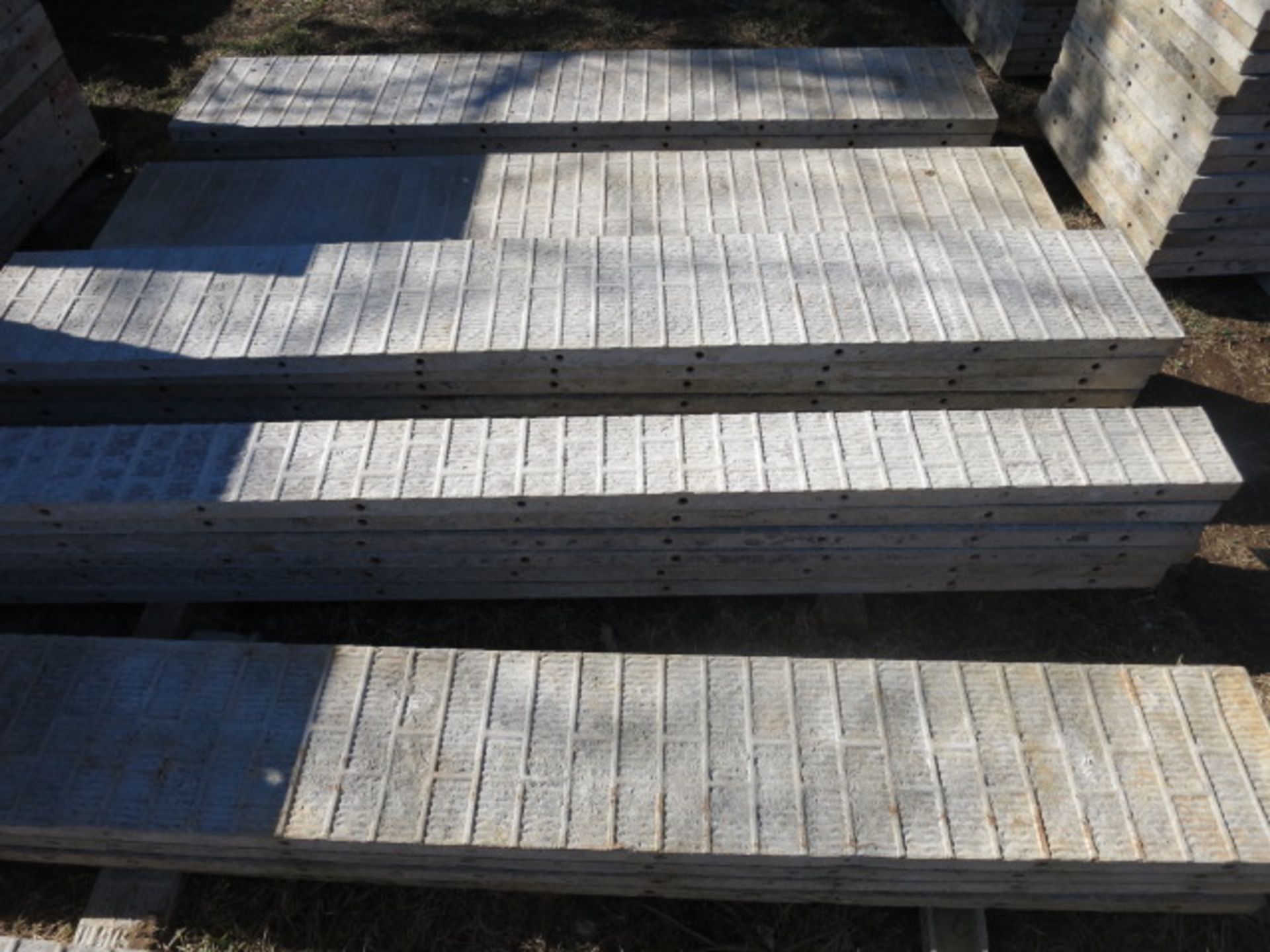 (6) 8" X 9' Verta Brick Western Aluminum Forms - Image 2 of 3