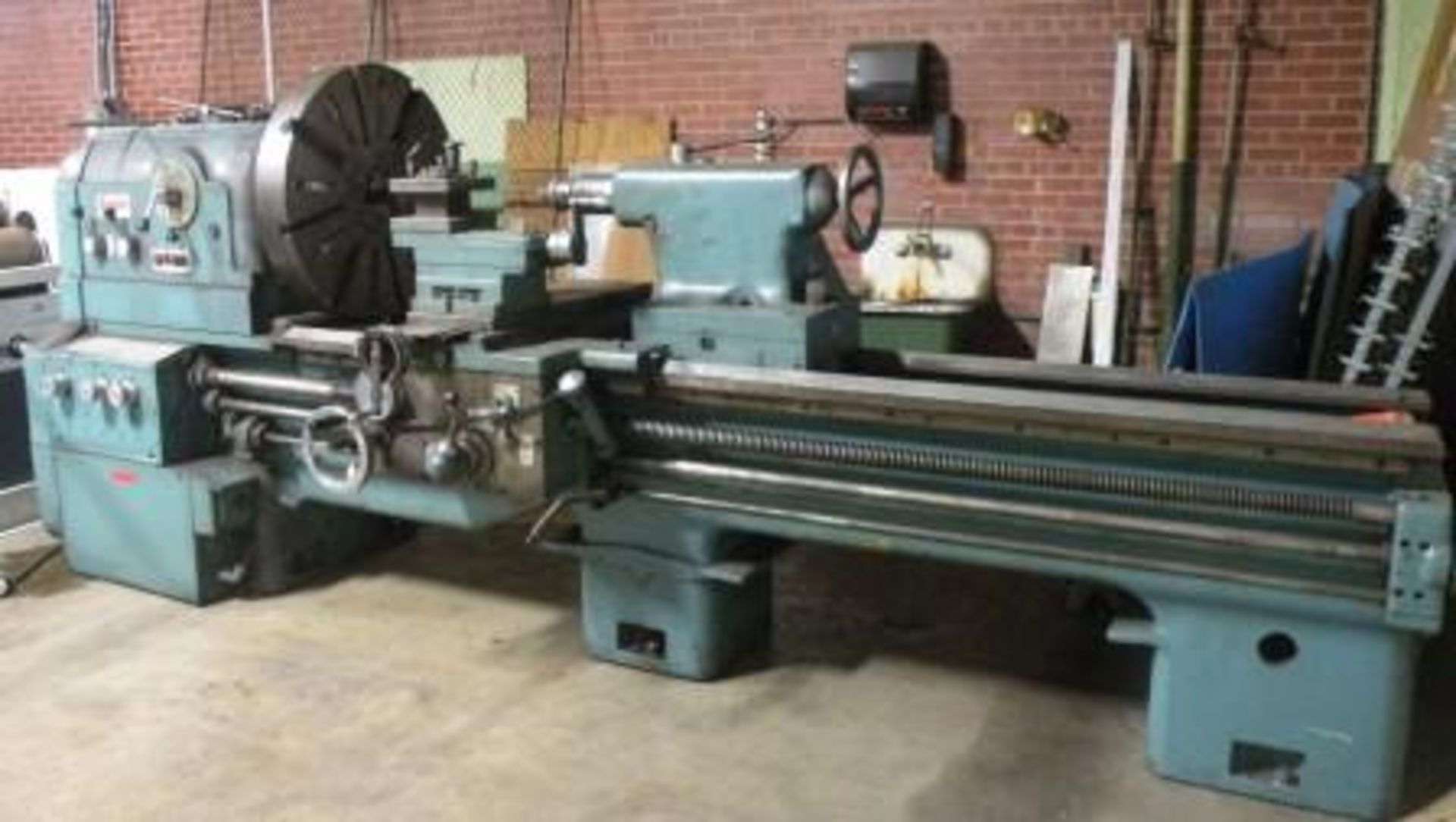 Universal Lion Engine Lathe: 32" Sw x 96" Centers, 42" in (Free Loading)(Union City, TN) - Image 3 of 7