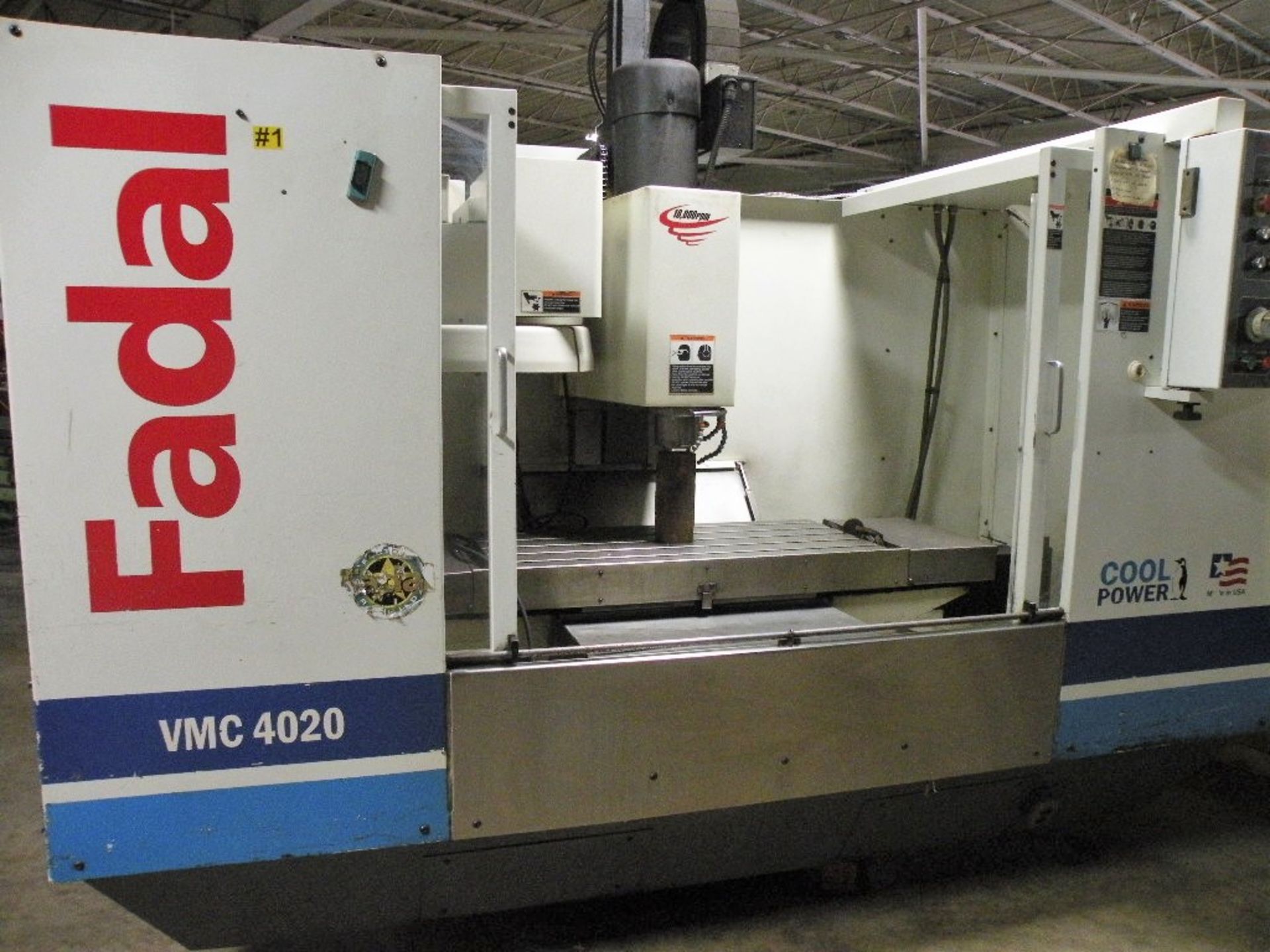 Fadal VMC4020HT Vert. Machining Ctr: 2004, 10,000 RPM, Cat 40 (Free Loading) (Union City, TN) - Image 3 of 8