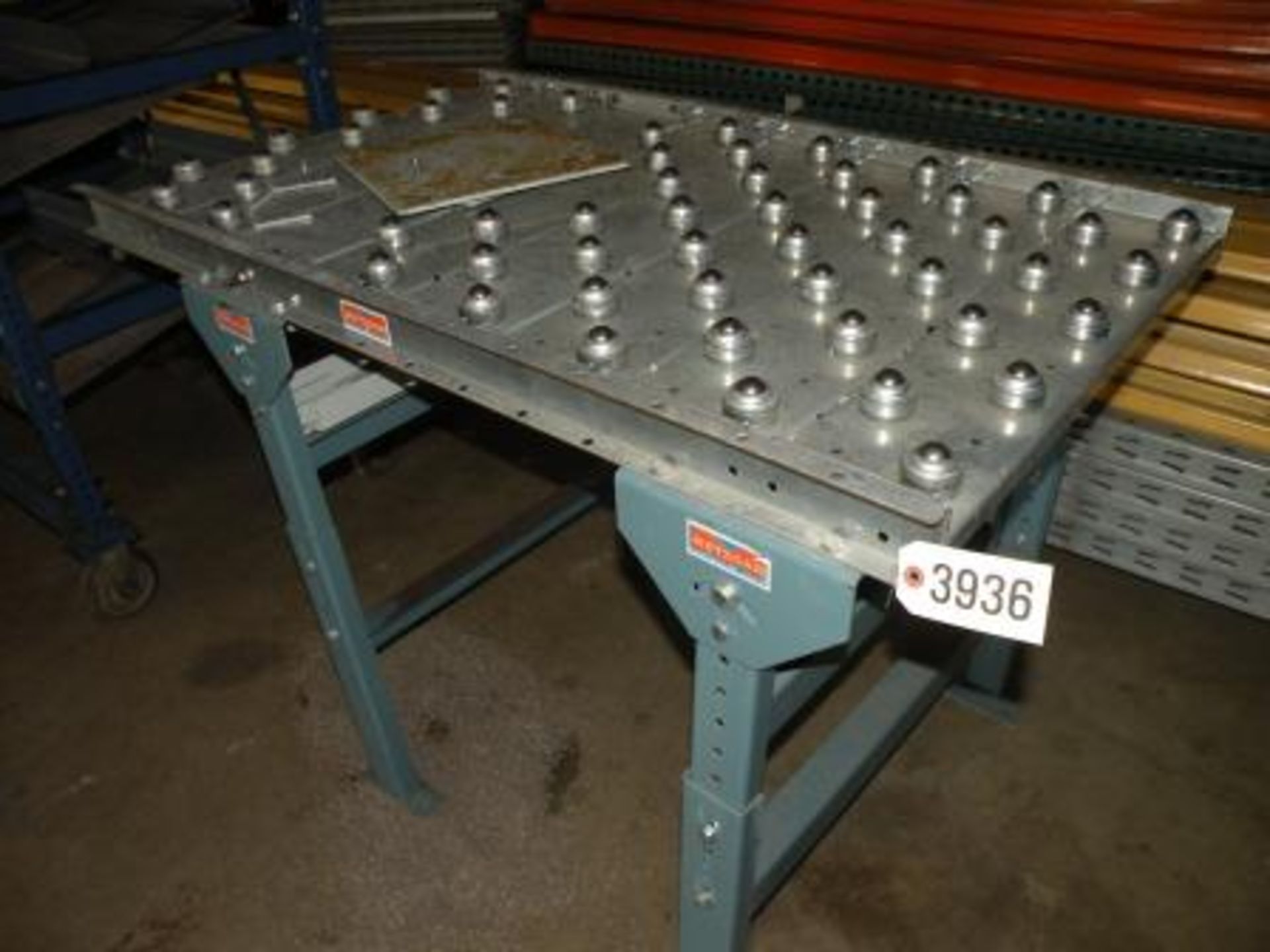 24" x 48" Ball Transfer Table with 12" Steel Rotator (So. Fulton, TN)