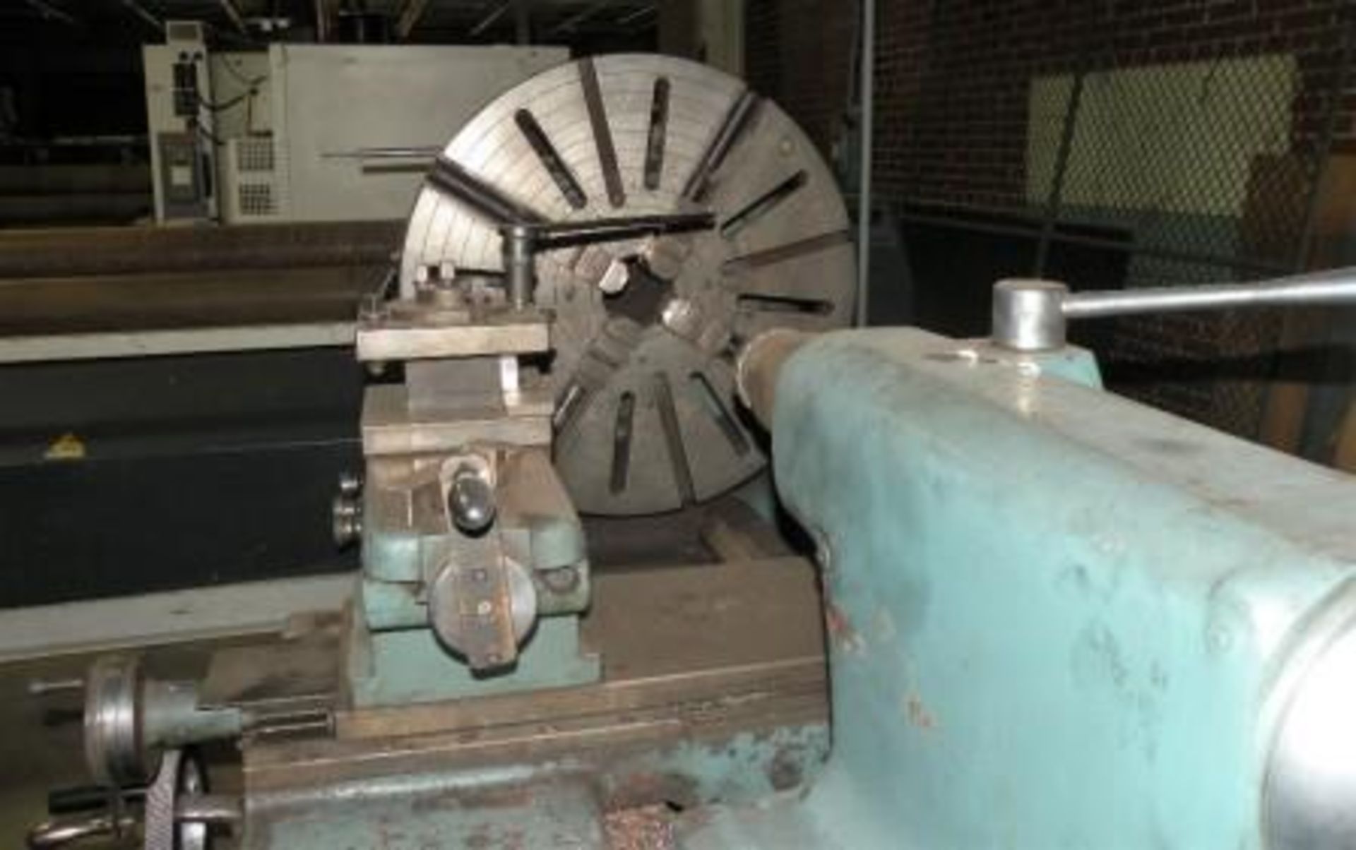 Universal Lion Engine Lathe: 32" Sw x 96" Centers, 42" in (Free Loading)(Union City, TN) - Image 5 of 7