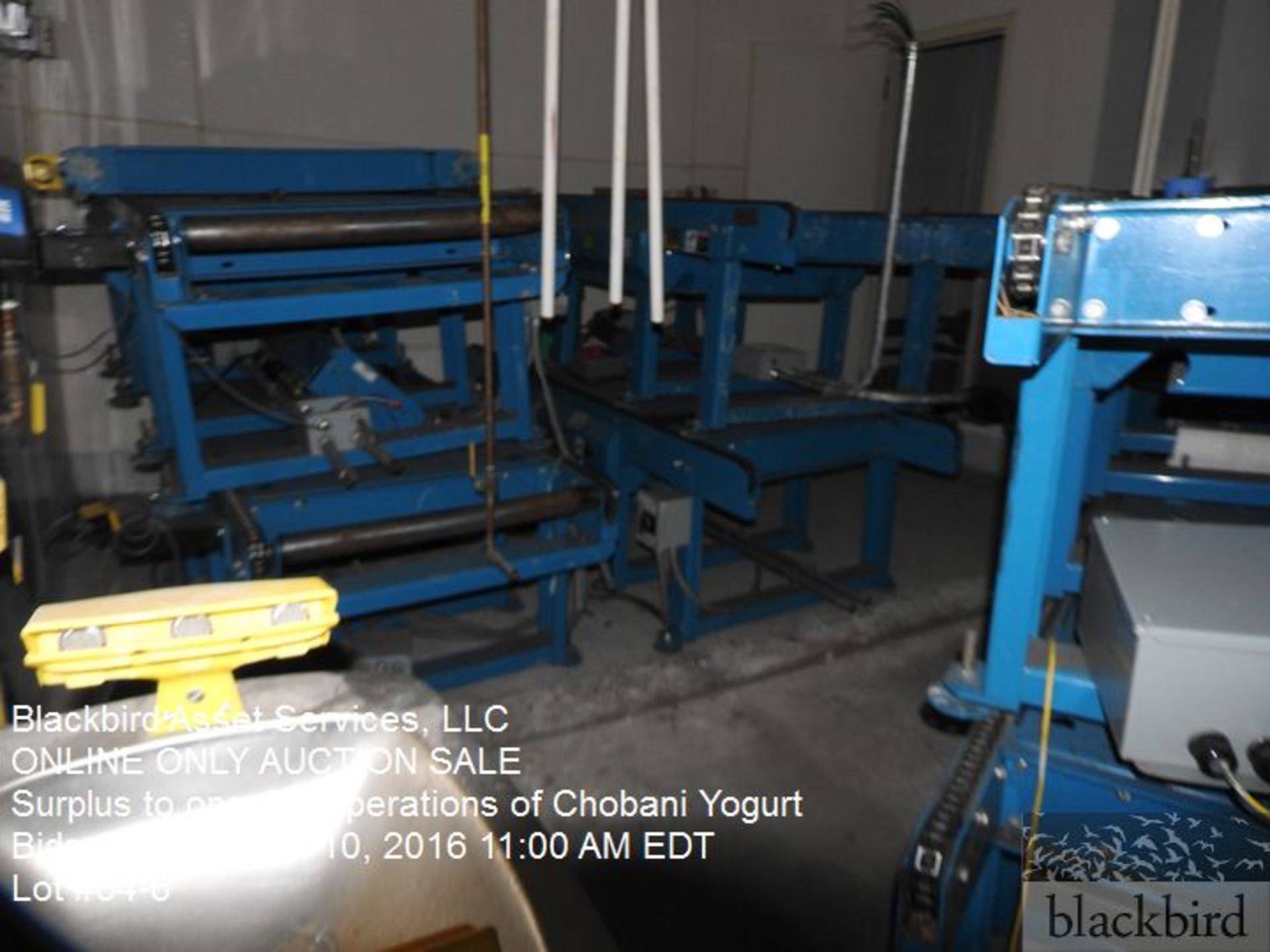 Lot Hytrol chill tunnel pallet conveyor sections, (12) sections, dual chain, some parts missing - Image 7 of 8