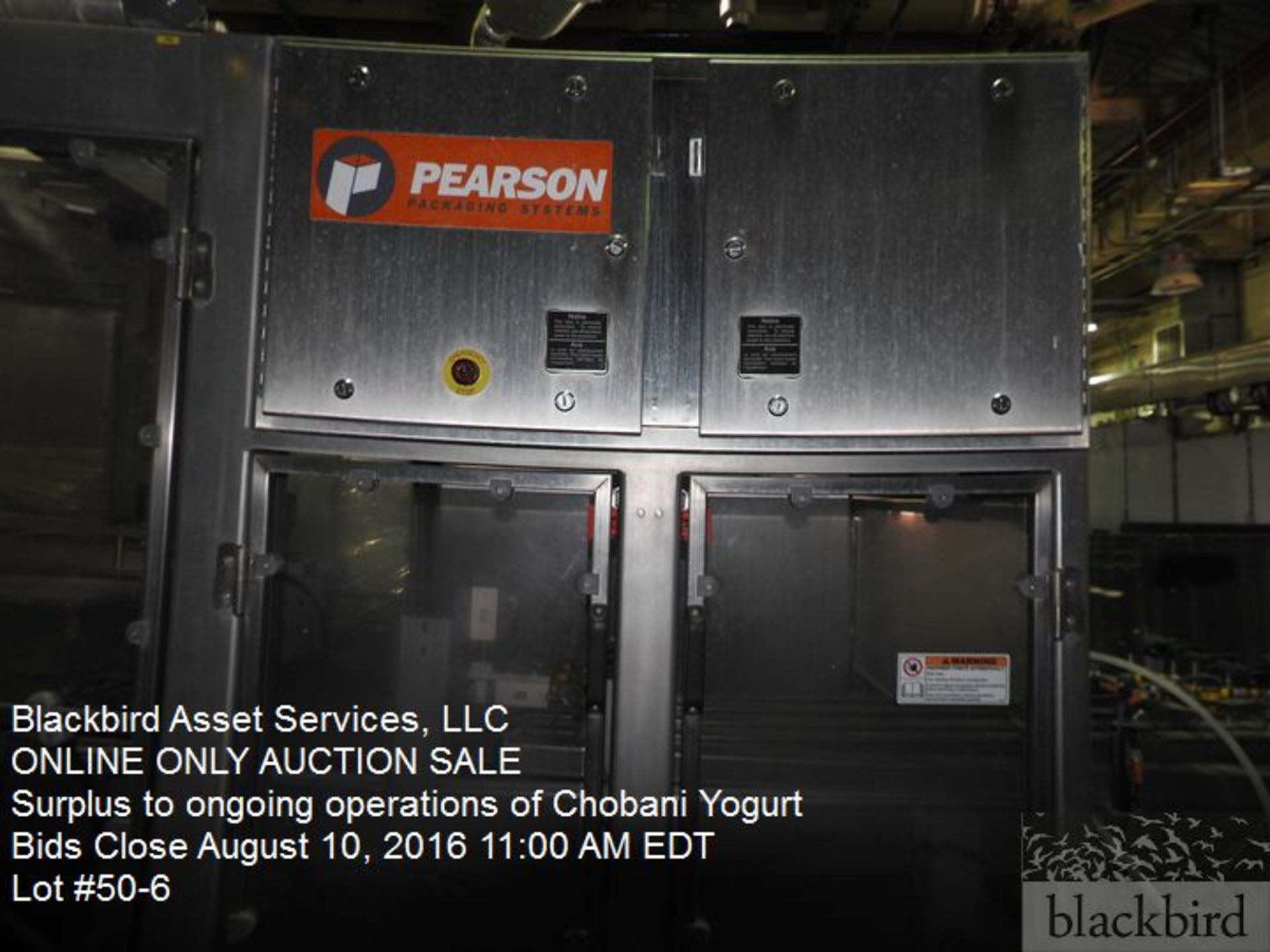 Pearson case packer, model GTLU, s/n 2010GTLU12237, (2) 6" Intralox carton conveyors, pick and pla - Image 7 of 10