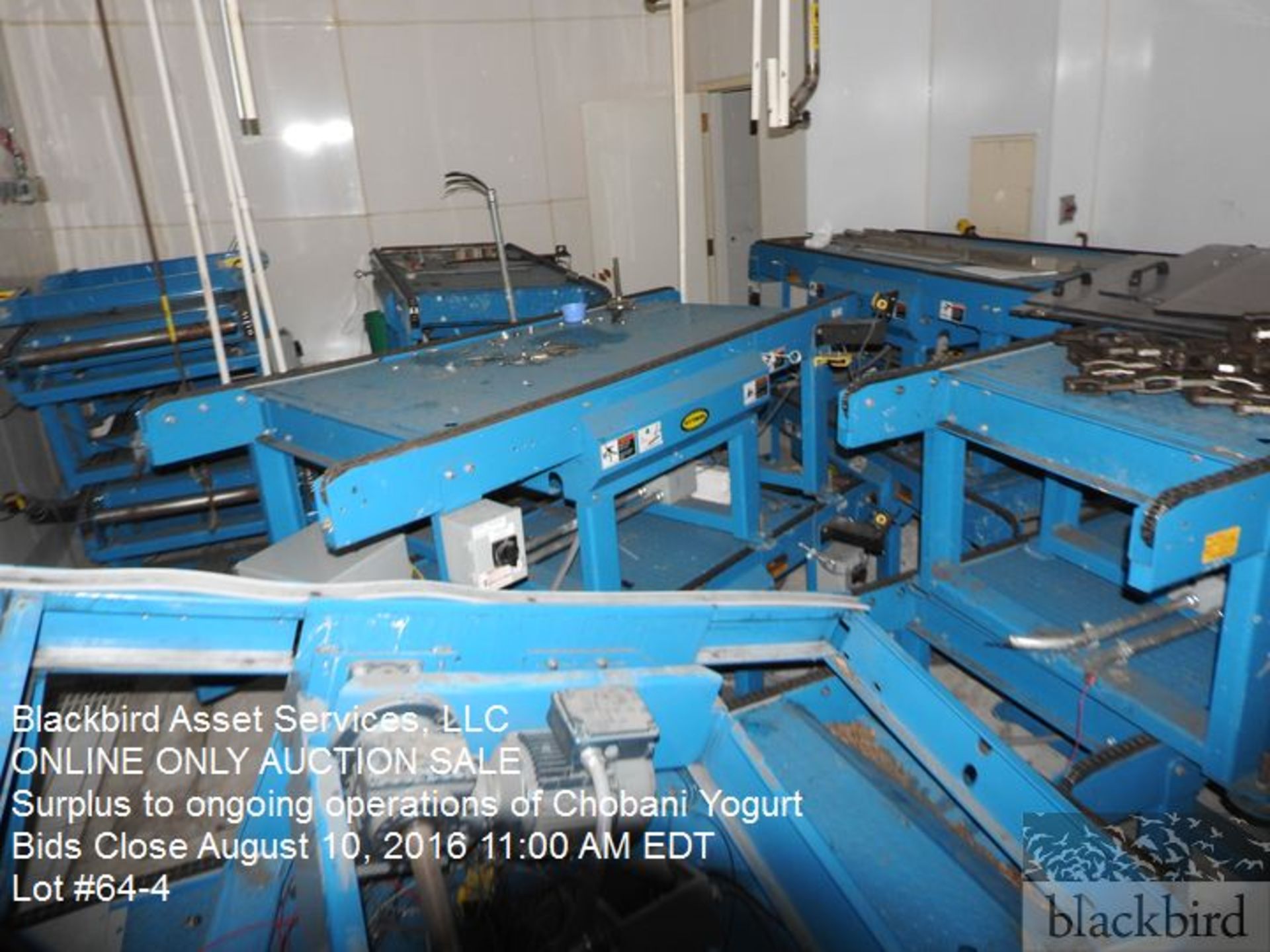 Lot Hytrol chill tunnel pallet conveyor sections, (12) sections, dual chain, some parts missing - Image 5 of 8