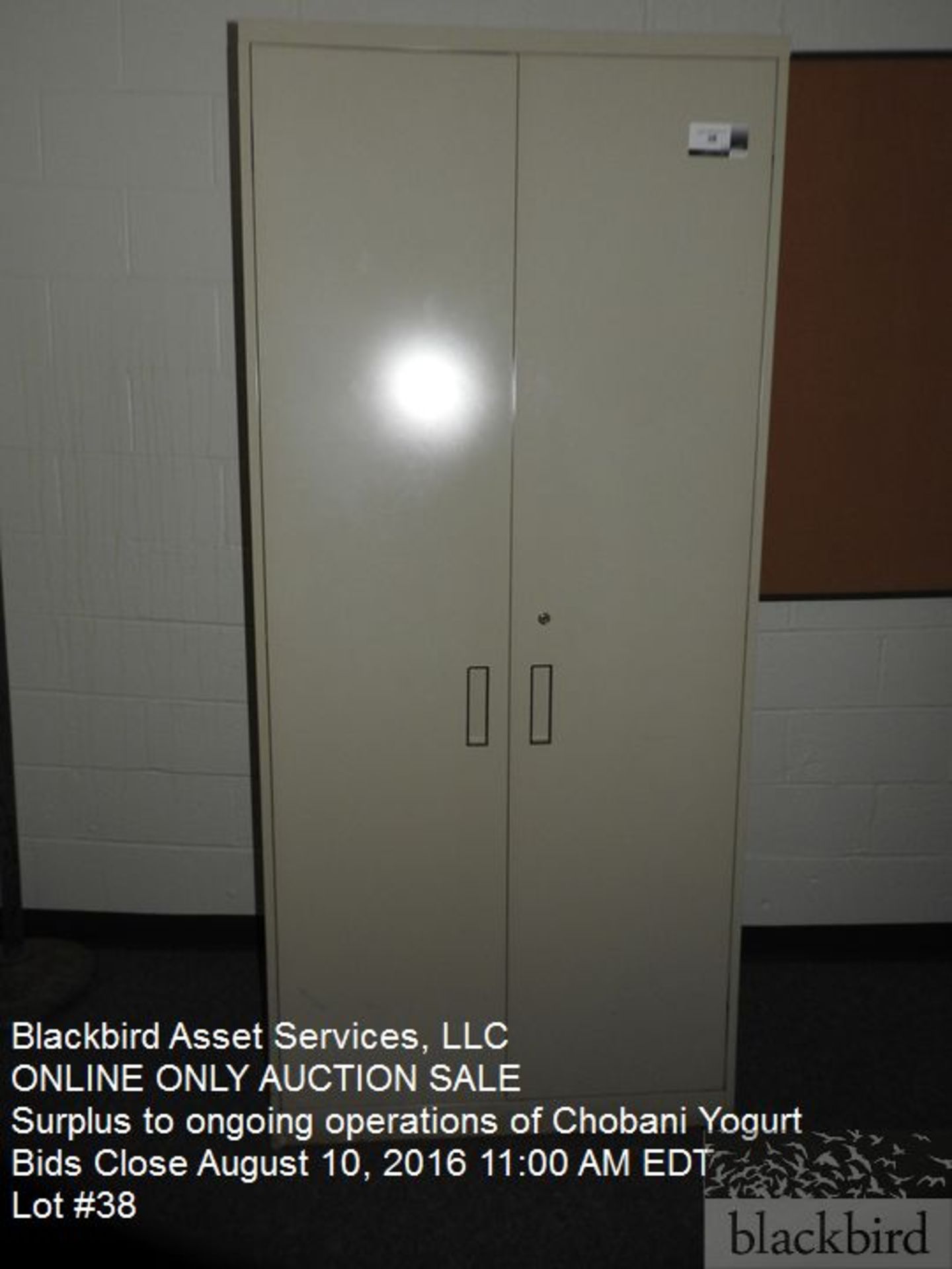 Steel storage cabinet, 80" x 36" x 18"