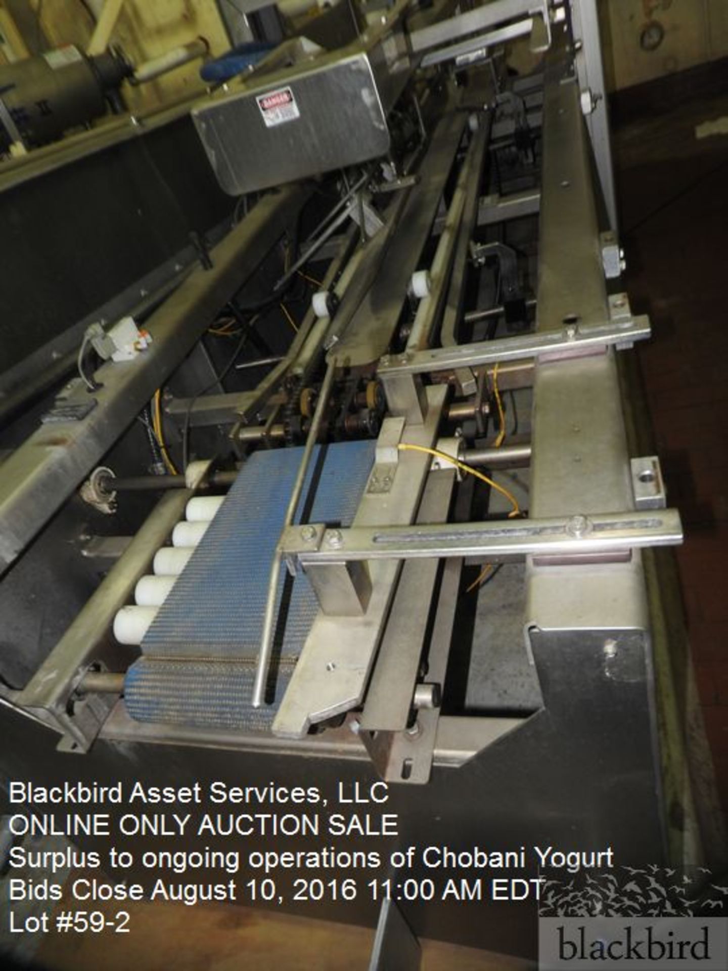 Klippenstein case sealer, model K500HMSS, s/n 12409, stainless steel frame, Nordson hot melt glue - Image 3 of 6